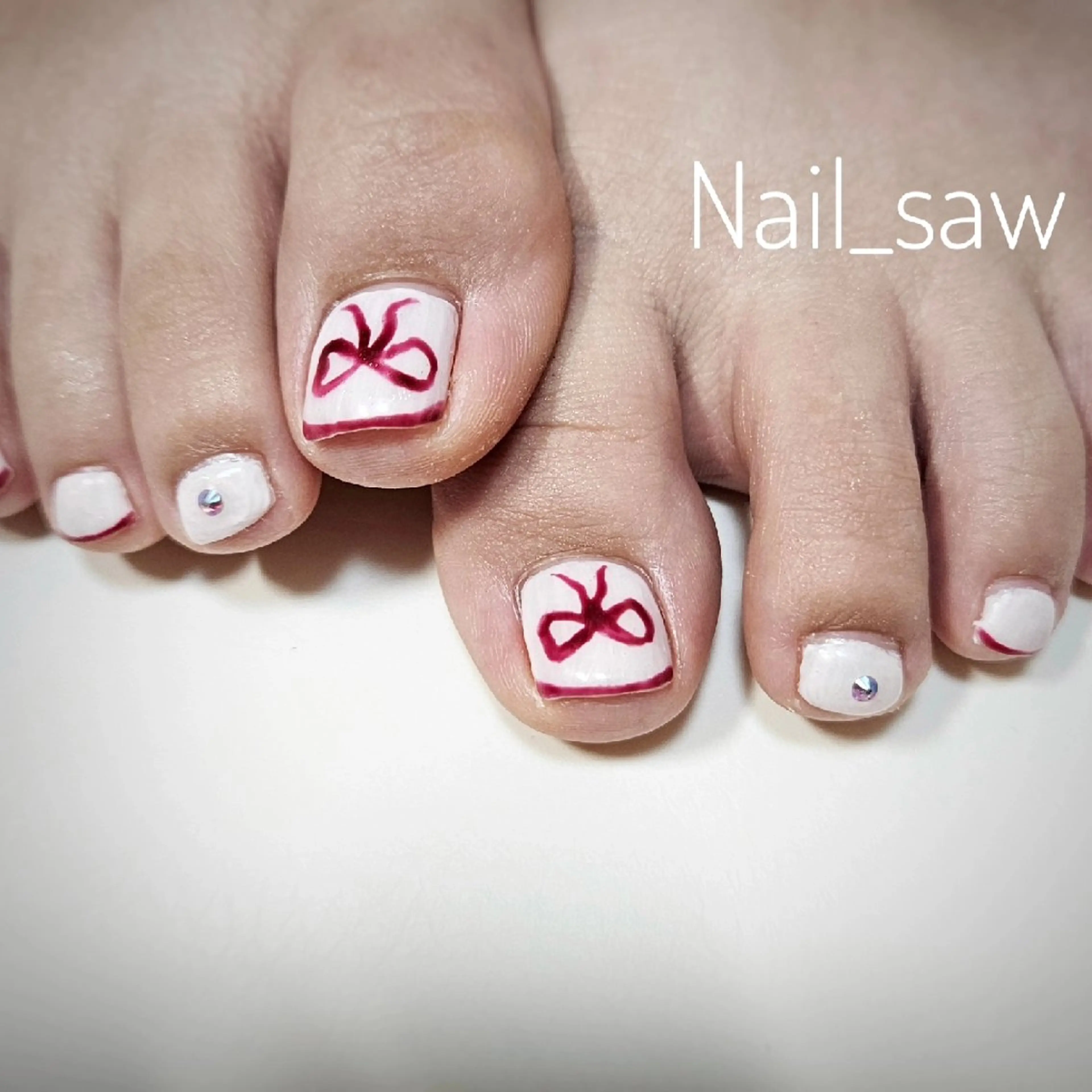 ネイル アートネイル フットネイル フレンチネイル ジェルネイル シンプルネイル Y. Saoriのネイルデザイン