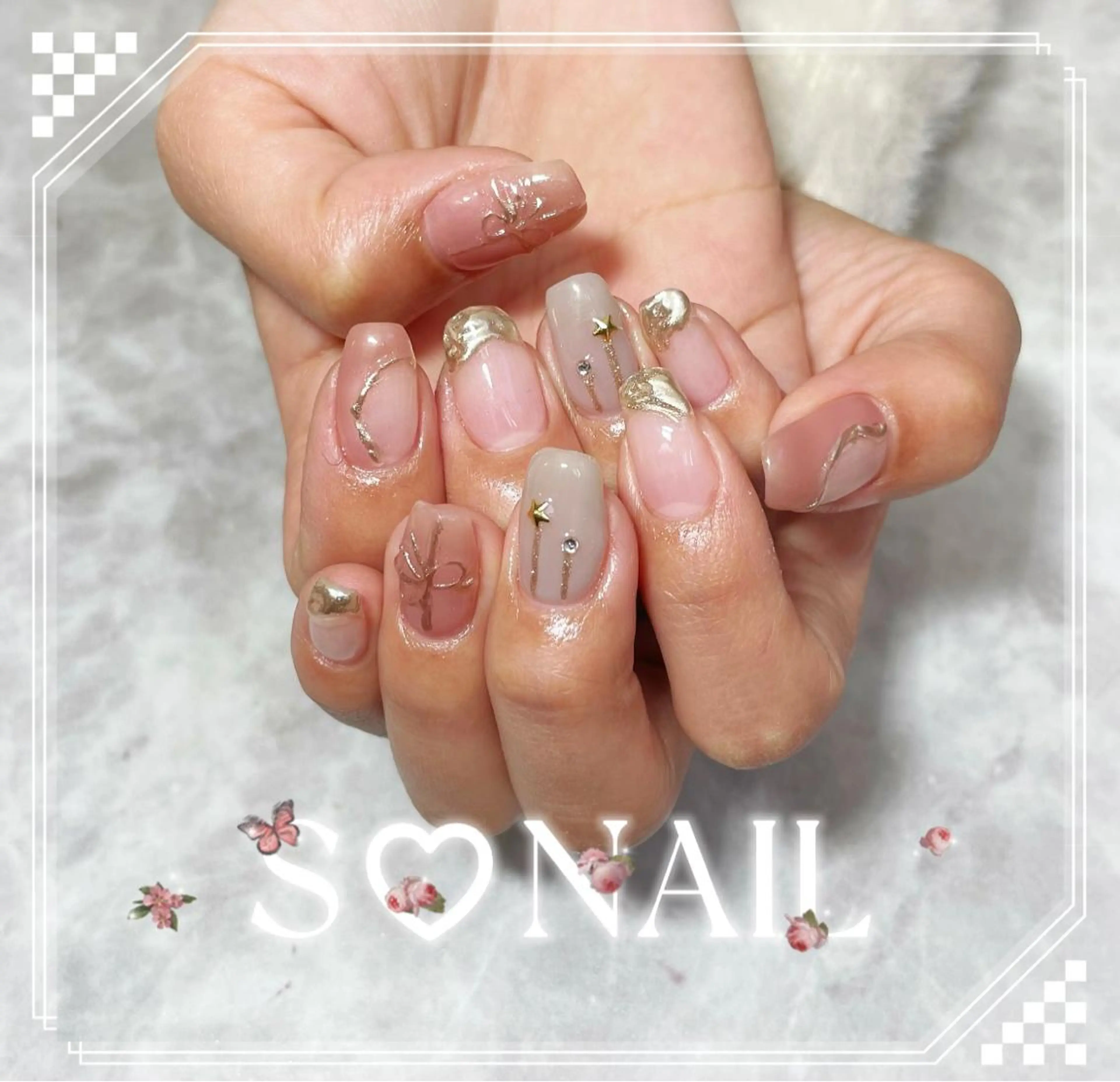 ネイル 持ち込み ハンドネイル S.NAIL Suuのネイルデザイン