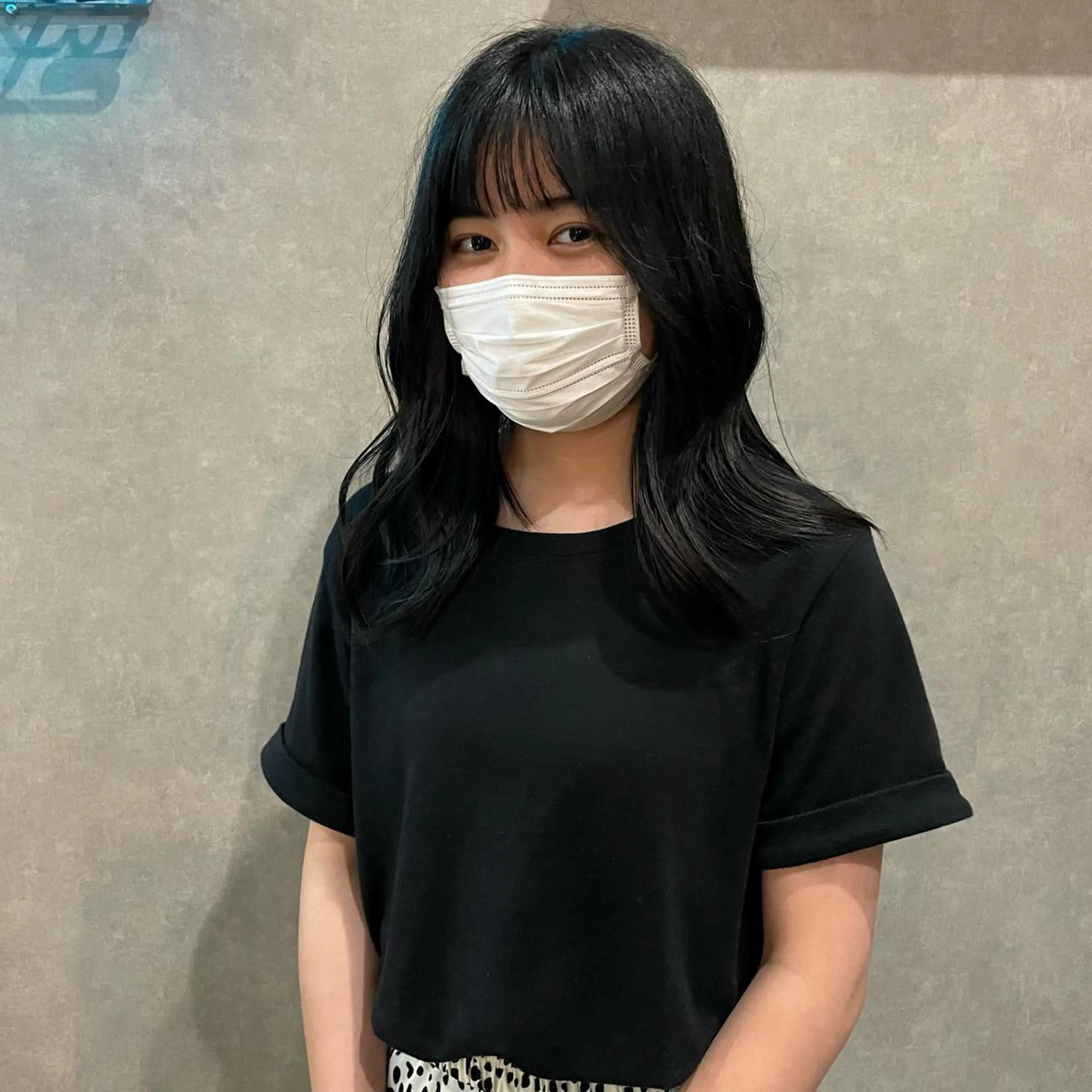 ミディアム はちすか るかのヘアスタイル