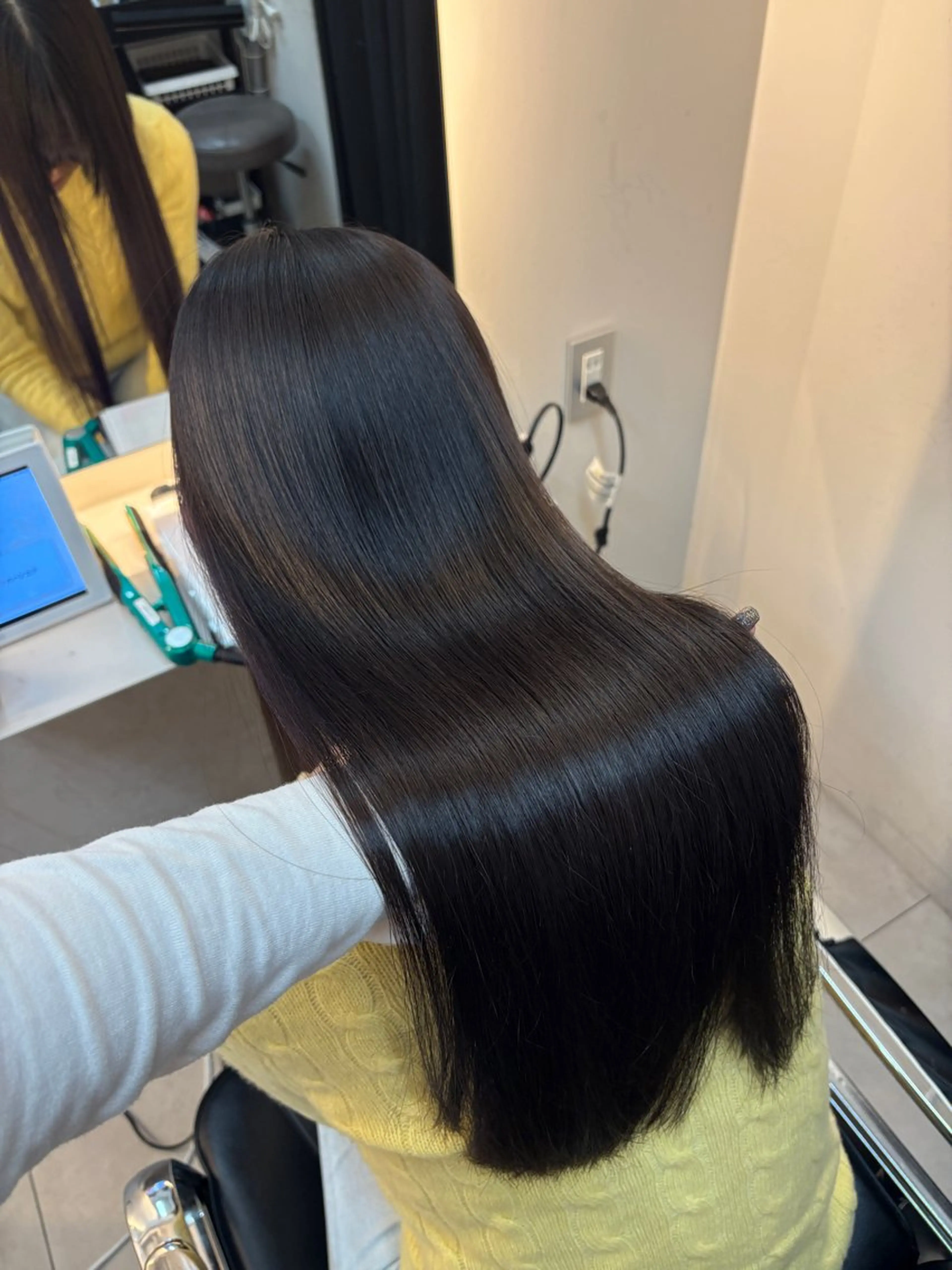 縮毛矯正 殿守 優貴のヘアスタイル