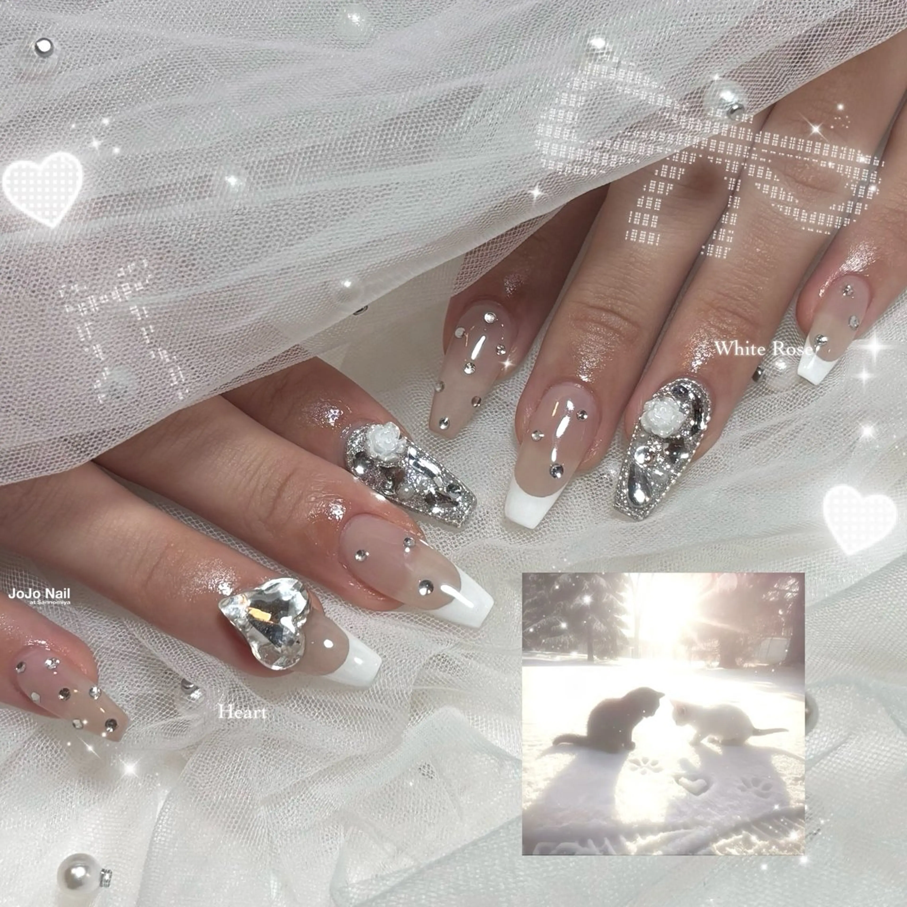 【☁️学割U24】 長さ出し+持ち込みデザインアート120(オフ込み)の写真