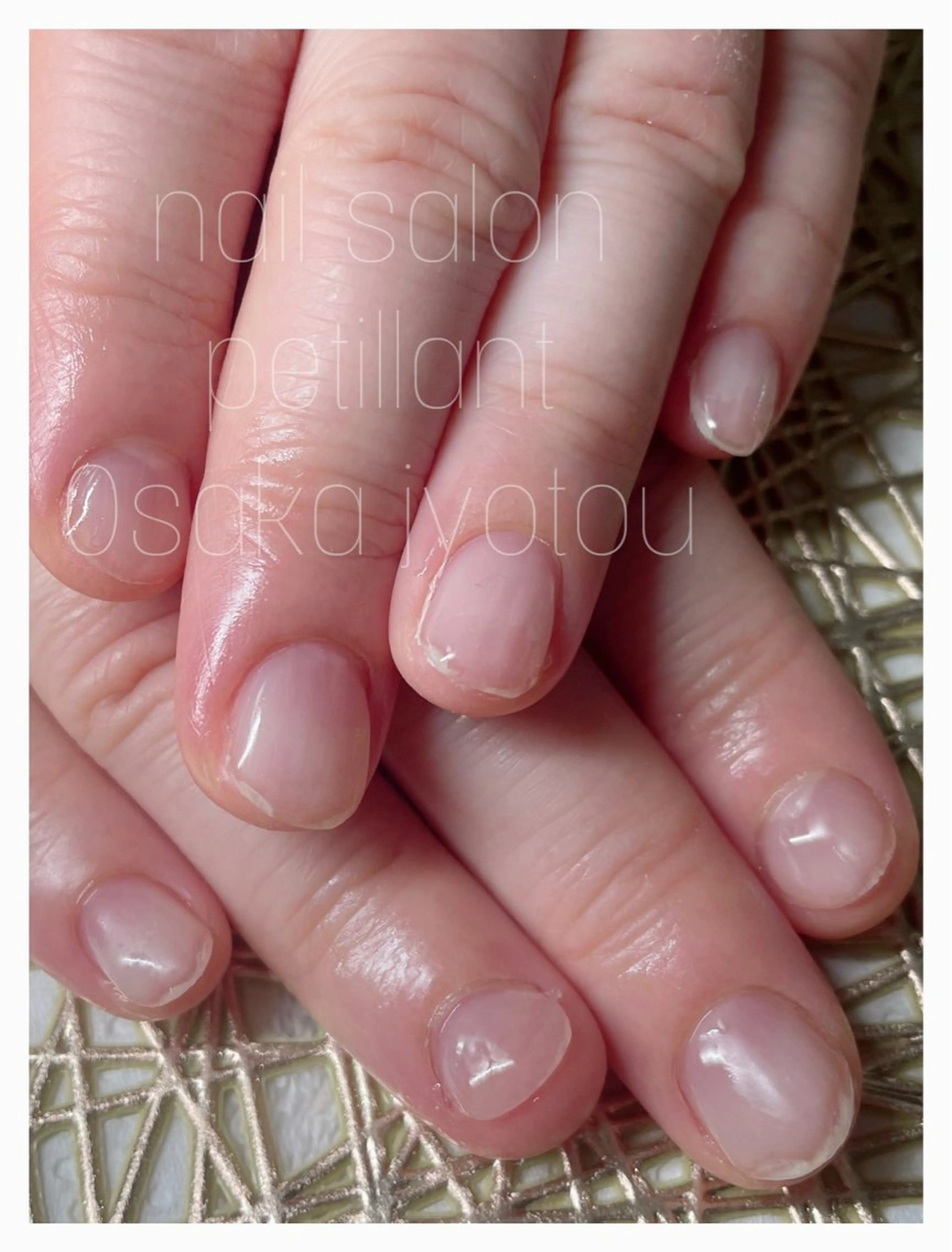 ネイル 長さ出し nail salon petillantのネイルデザイン