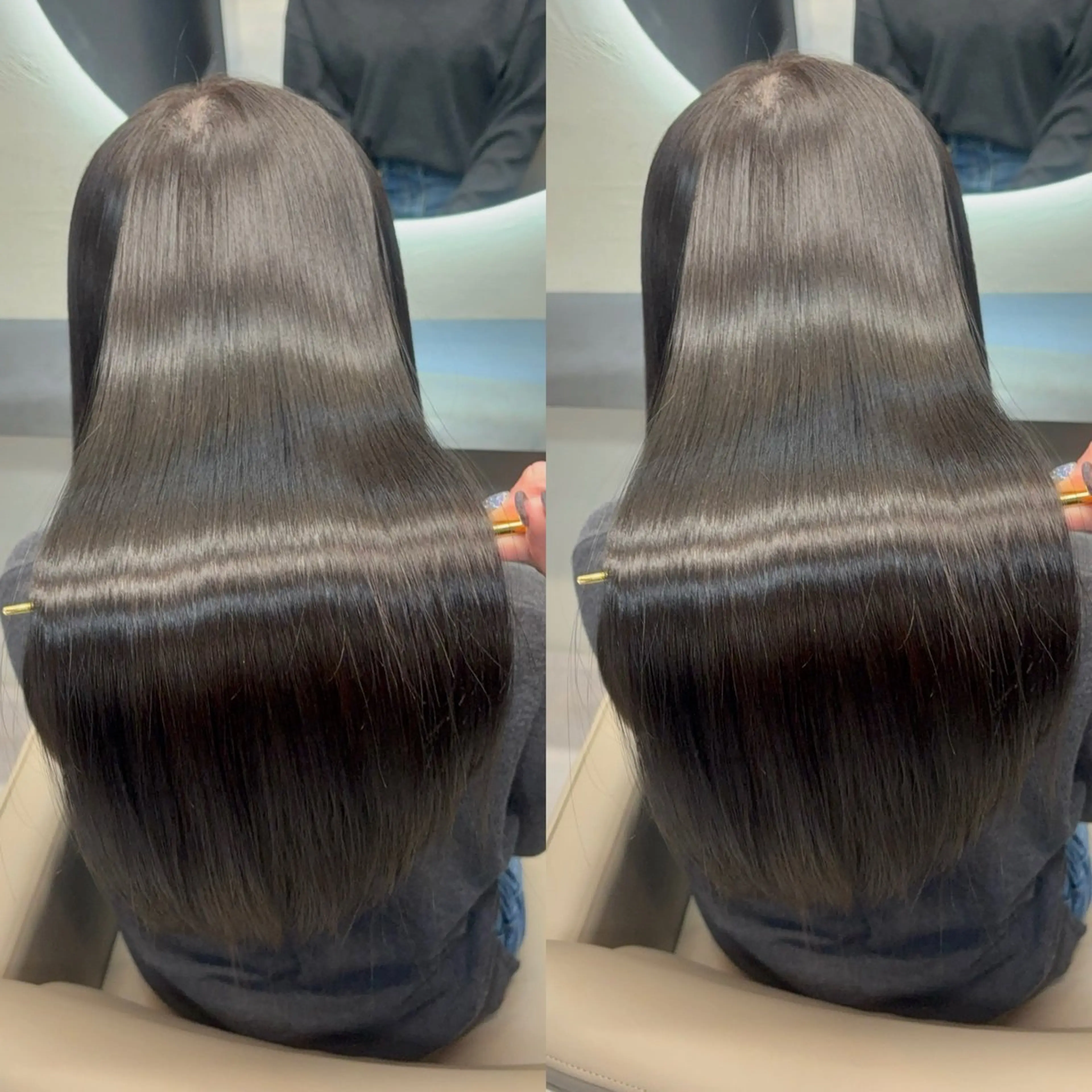 ロング カット ヘアカラー 縮毛矯正 トリートメント 新宿No.1艶髪矯正 美艶カラー/FUKAのヘアスタイル