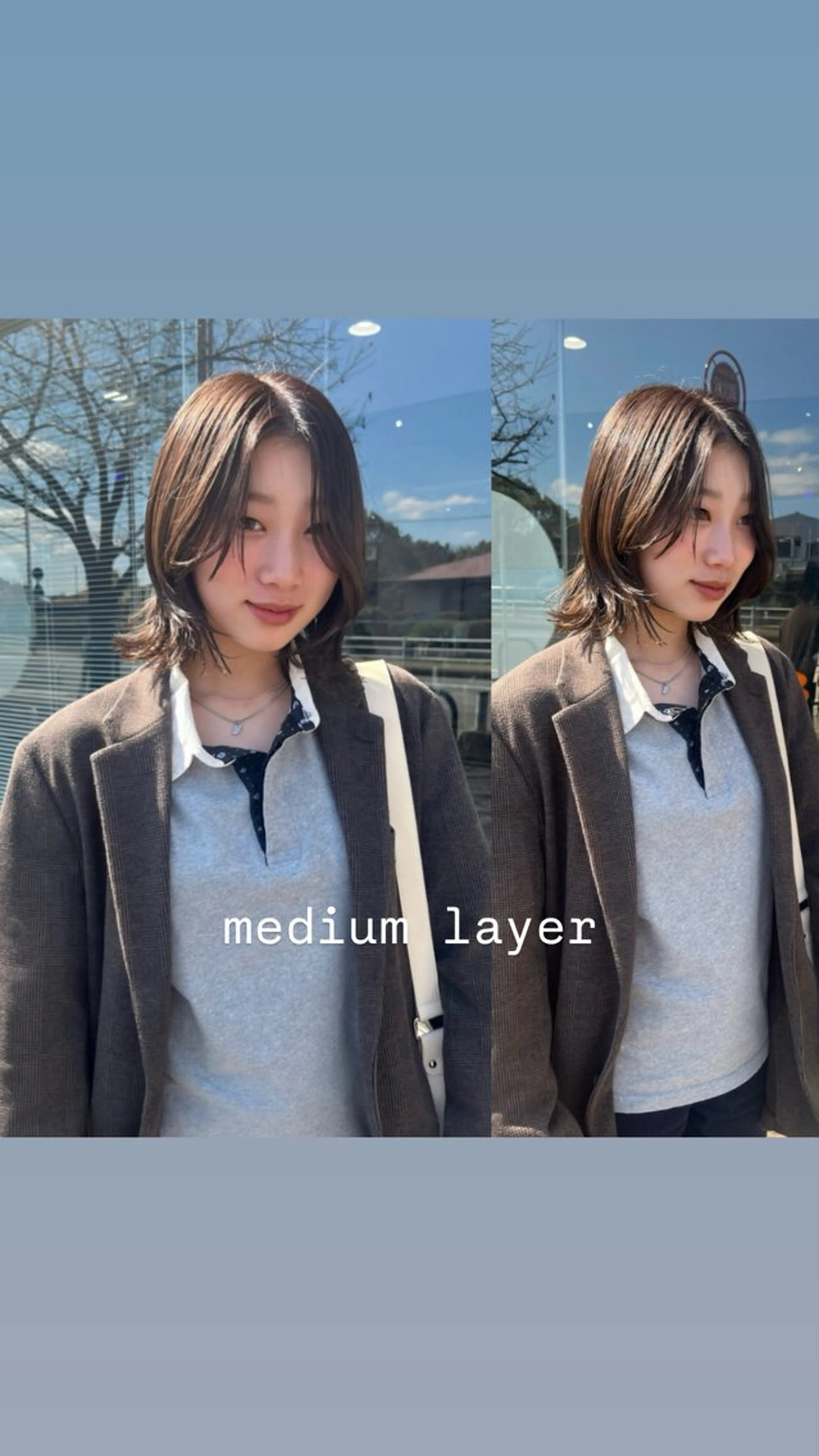 ミディアム カラー カット ヘアカラー トリートメント yuumi/大濠🪷 顔周り/ハイトーンのヘアスタイル