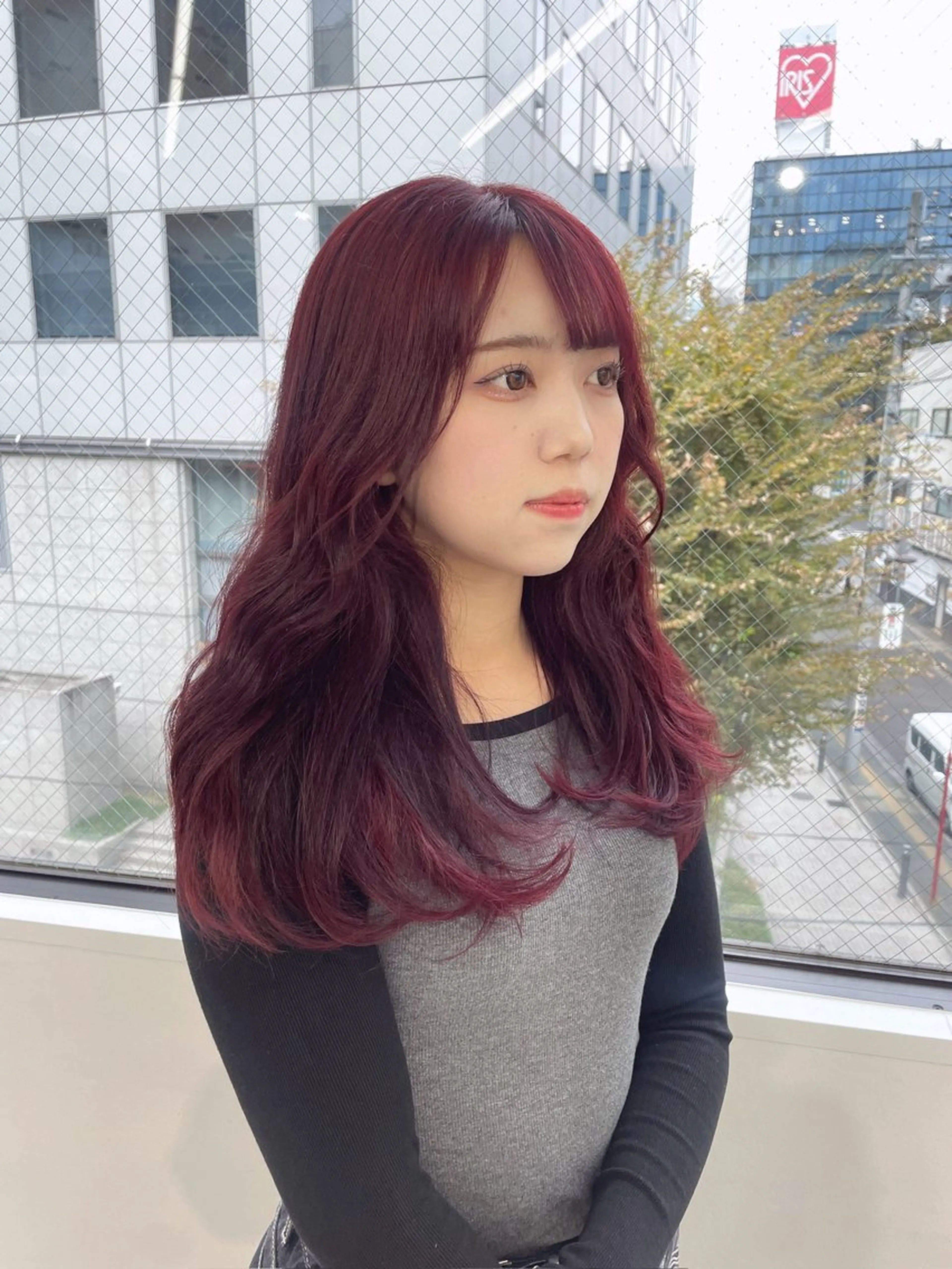 ロング カラー カット ヘアカラー トリートメント ヘッドスパ 履歴修正屋さん／ ブロンド／ホワイトのヘアスタイル