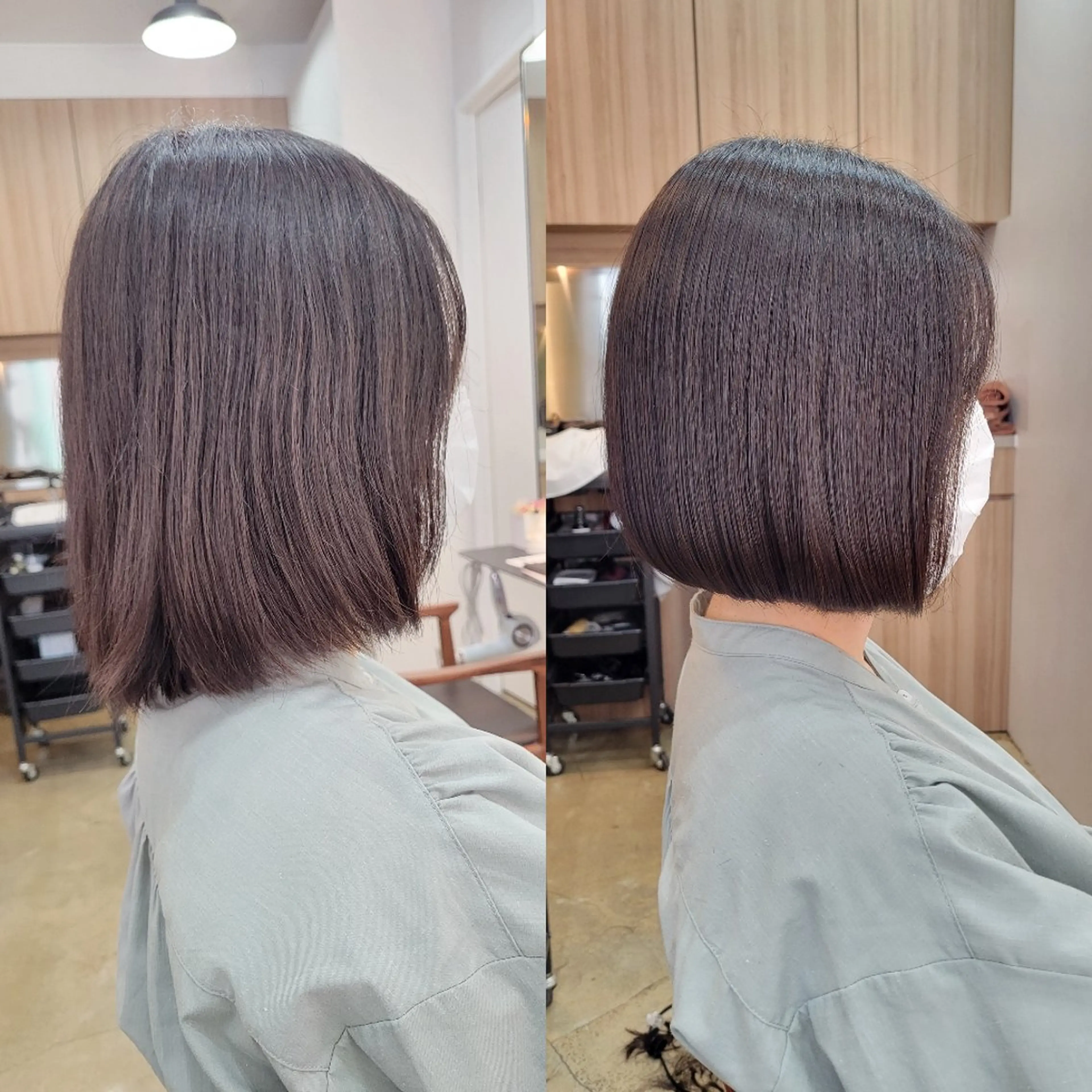 ミディアム 野村 果音(カノン)のヘアスタイル