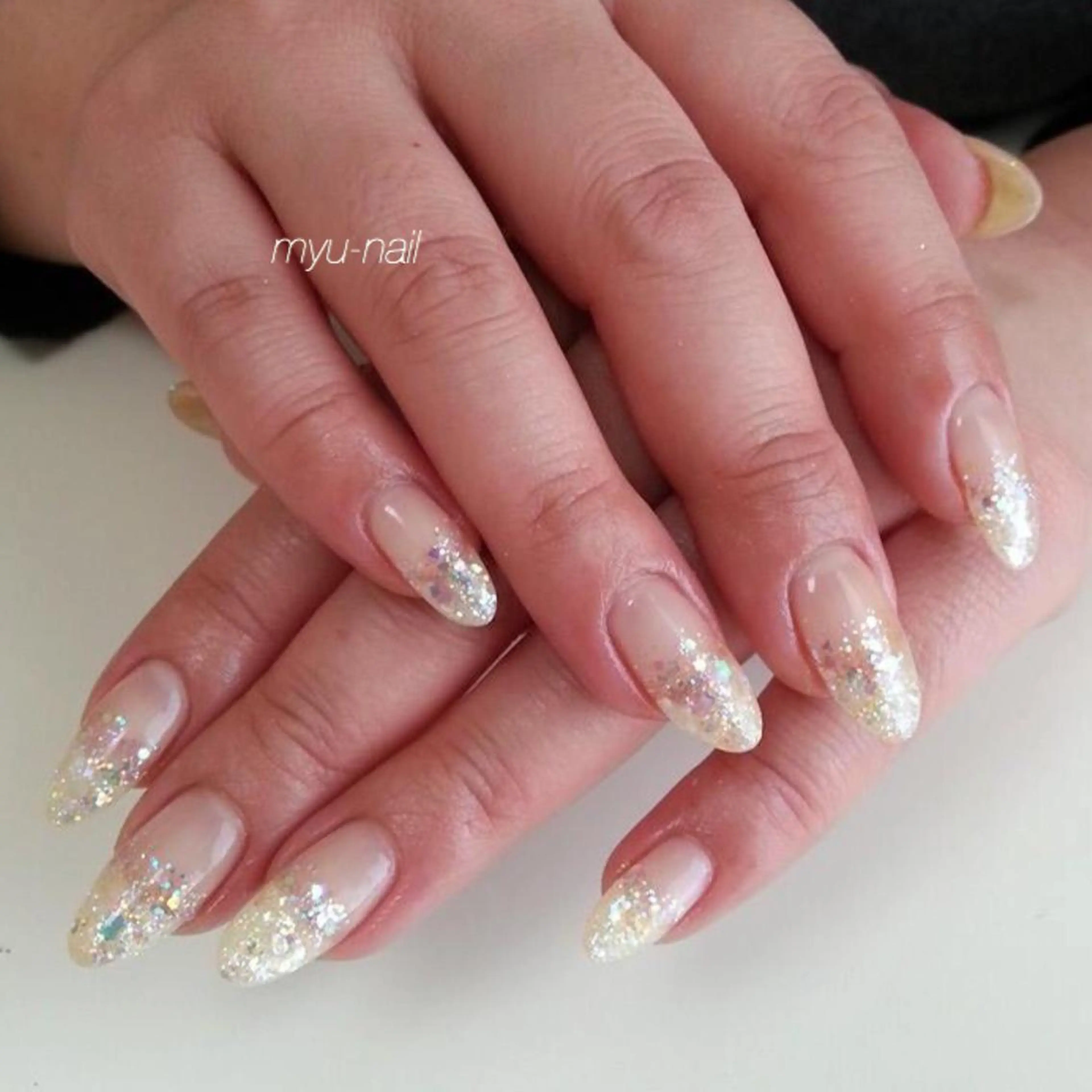 ネイル ラメ(グリッター) ホームサロン myu-nailのネイルデザイン