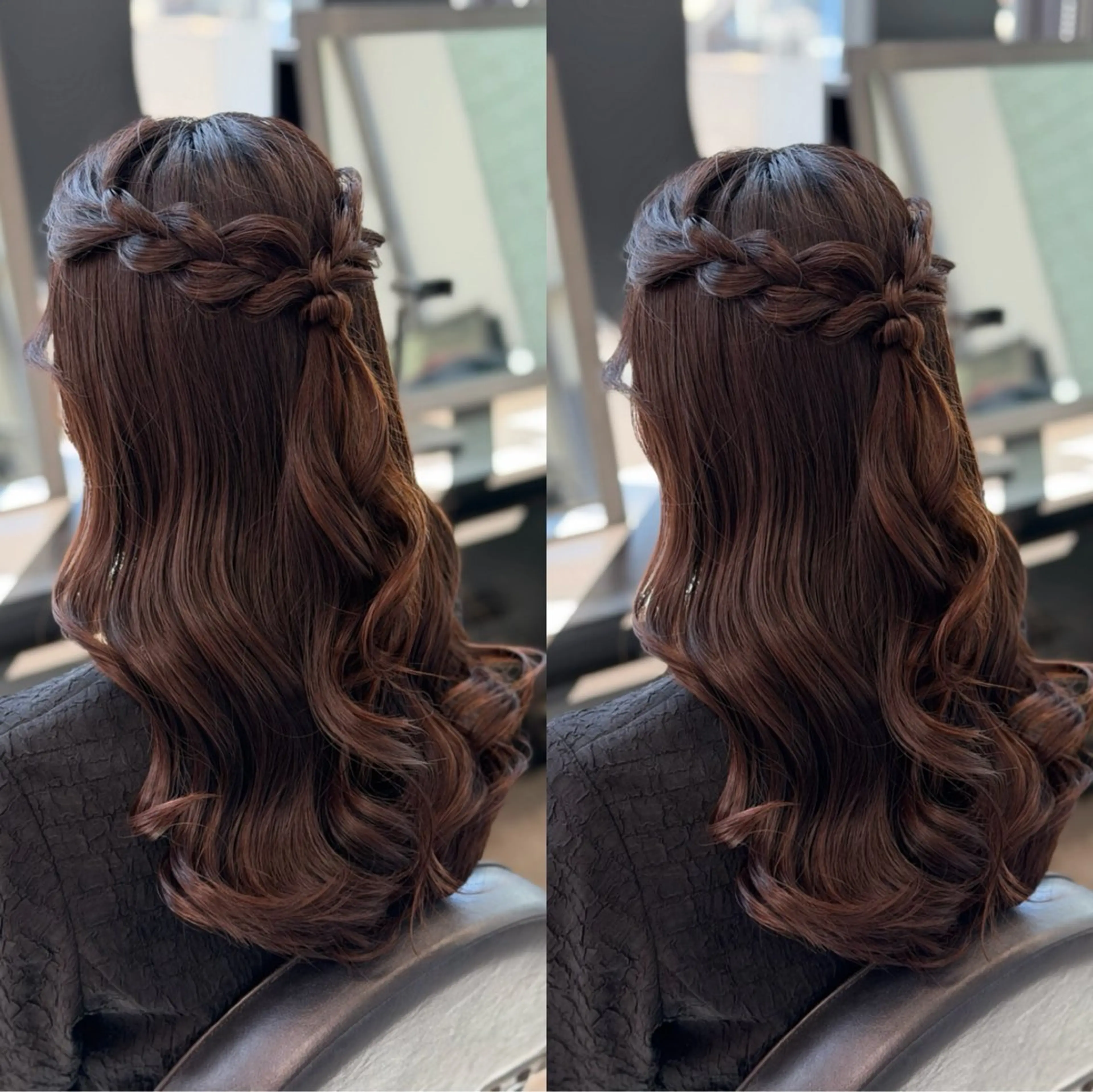 セミロング ヘアアレンジ ヘアセット 梅田茶屋町ヘアセット 🎀RIONA🎀のヘアスタイル