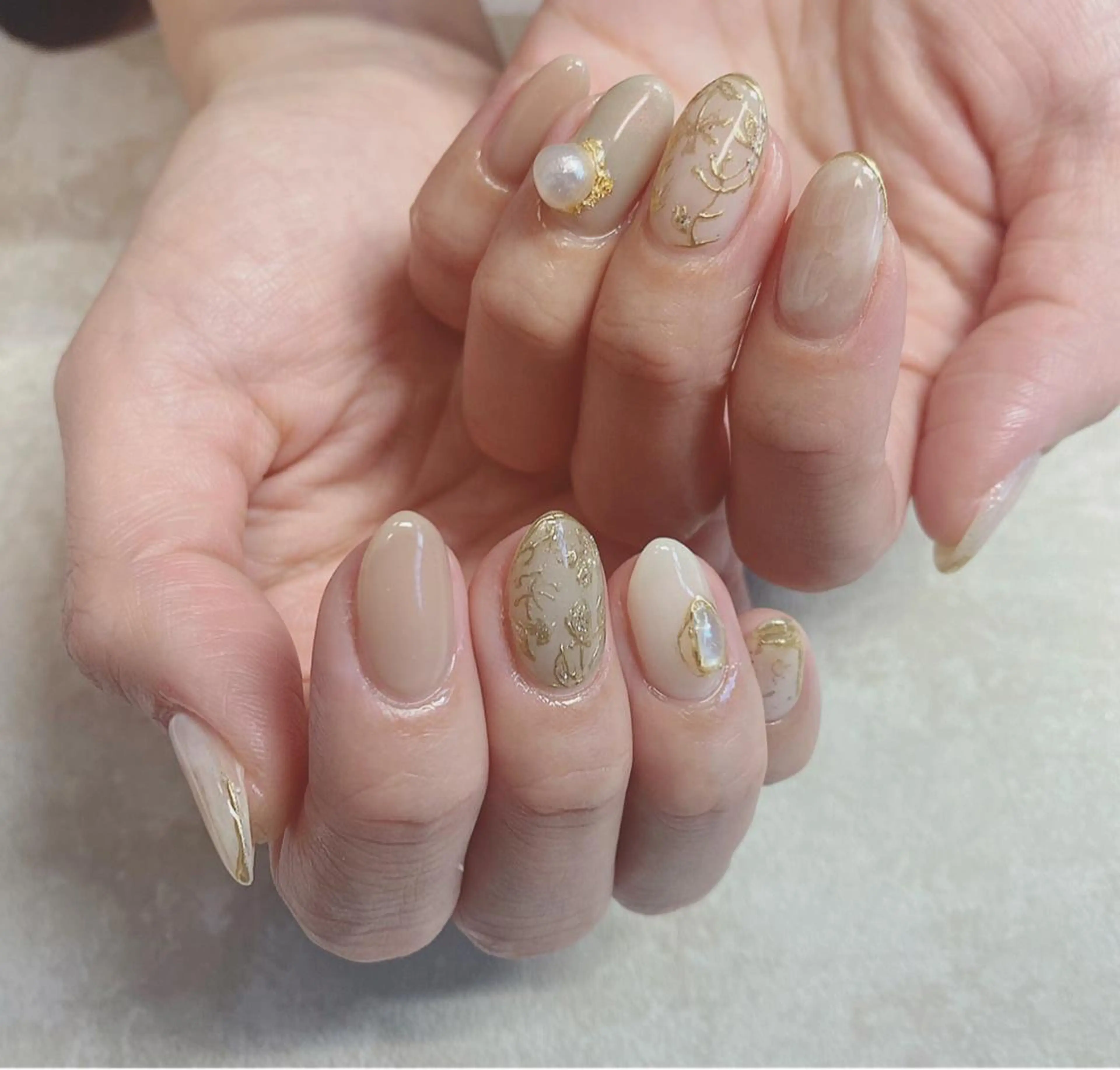 ネイル 持ち込み ハンドネイル 𝑺 𝒏𝒂𝒊𝒍✳︎のネイルデザイン