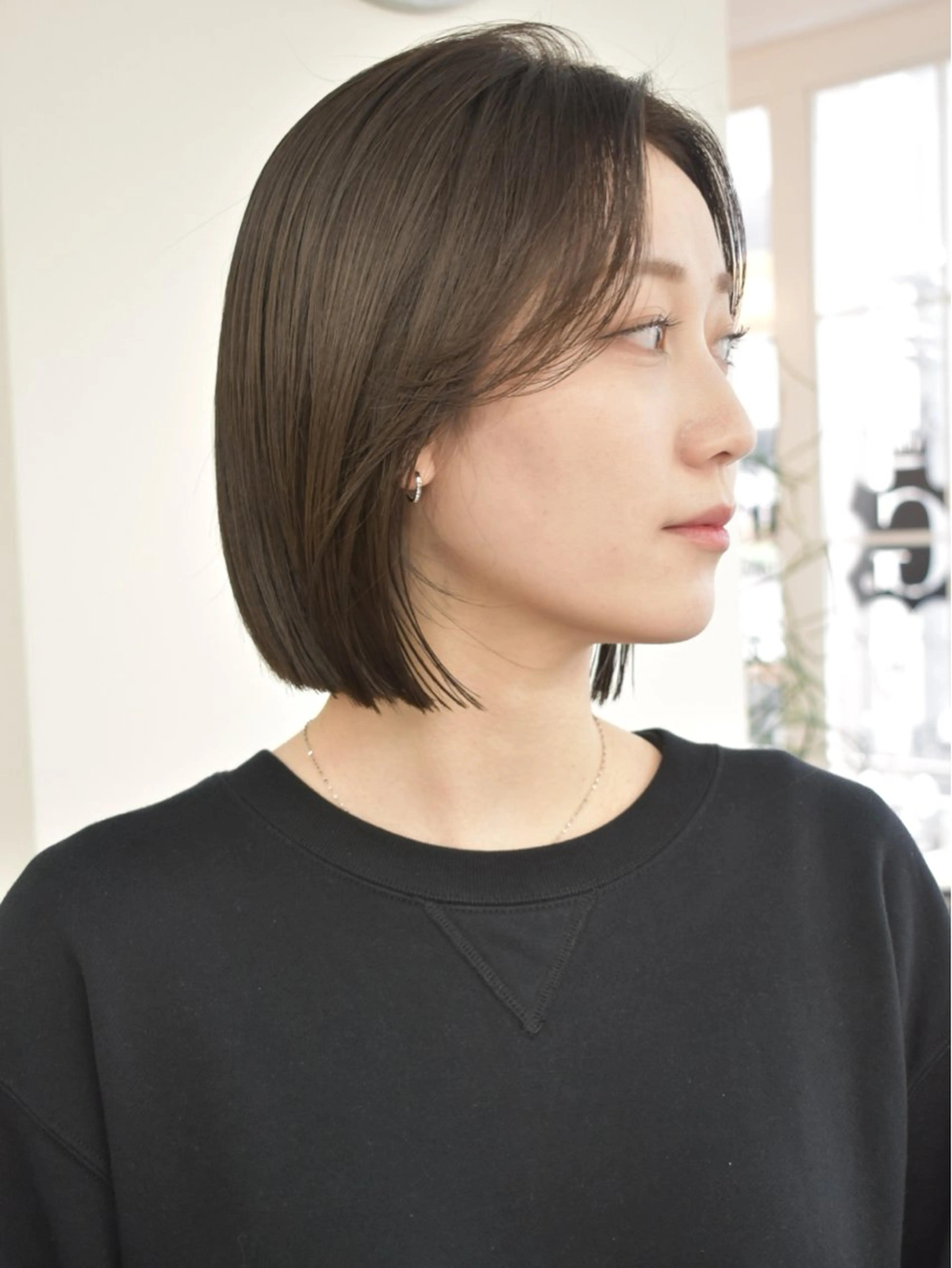 ミディアム カラー カット ヘアカラー レイヤーボブ/ 艶カラー/サナ🌼のヘアスタイル