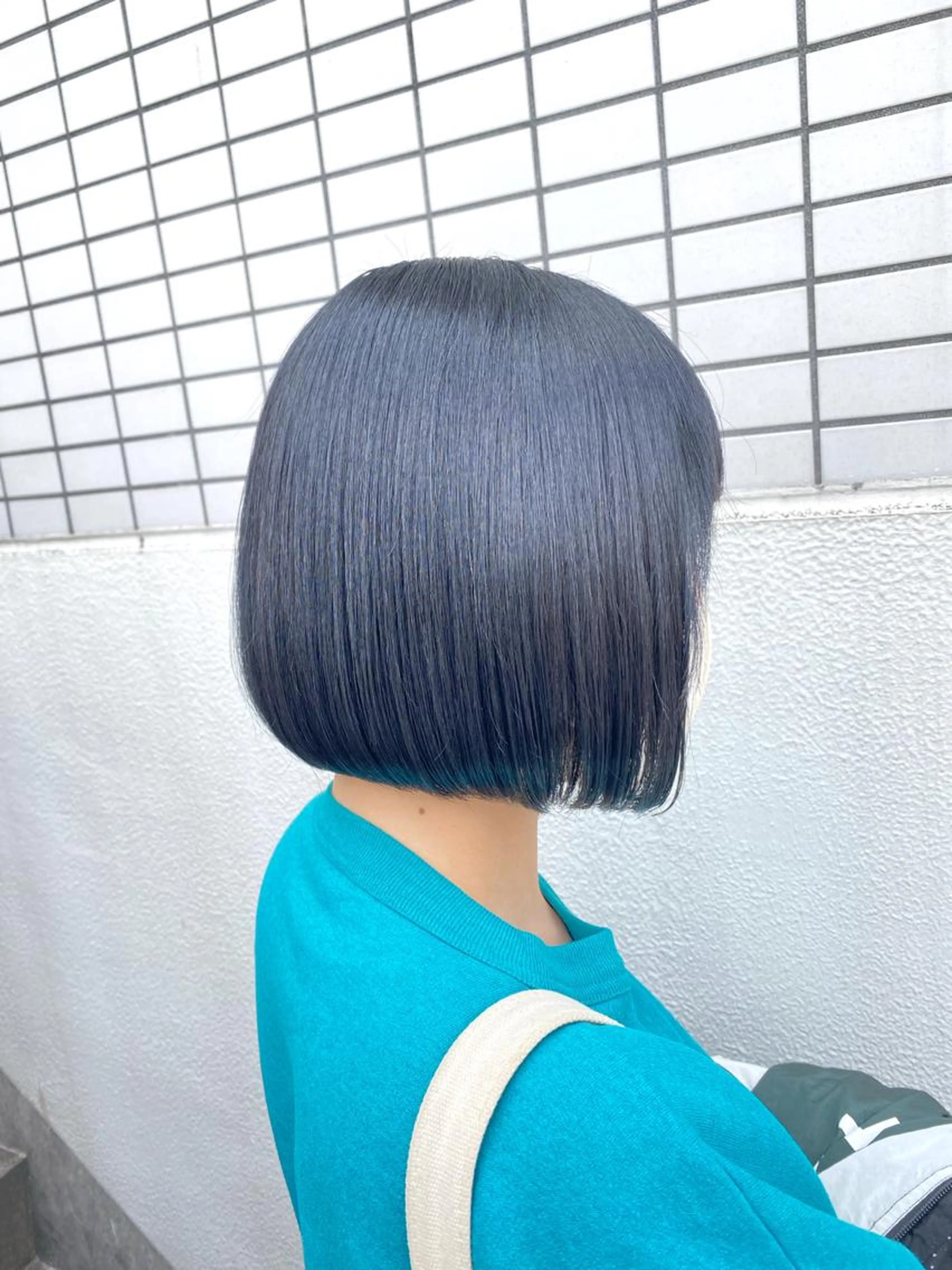 🖤ブルーブラック、暗髪限定🖤カラー＋業界最先端🫧ケラテイントリートメント(レブリン酸追加＋¥1000)の写真