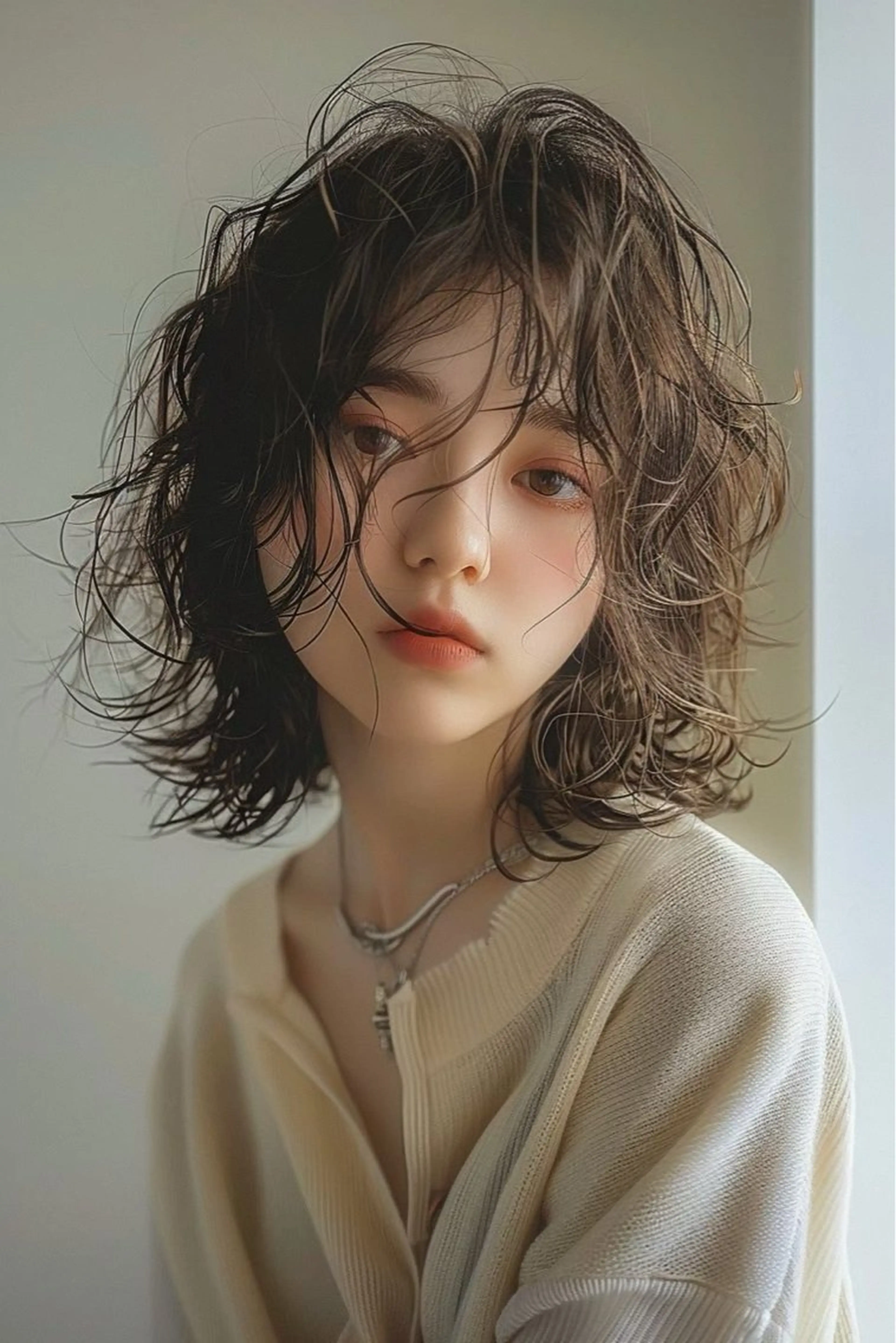 ショート パーマ lana hair 新宿/髪質改善/韓国のヘアスタイル