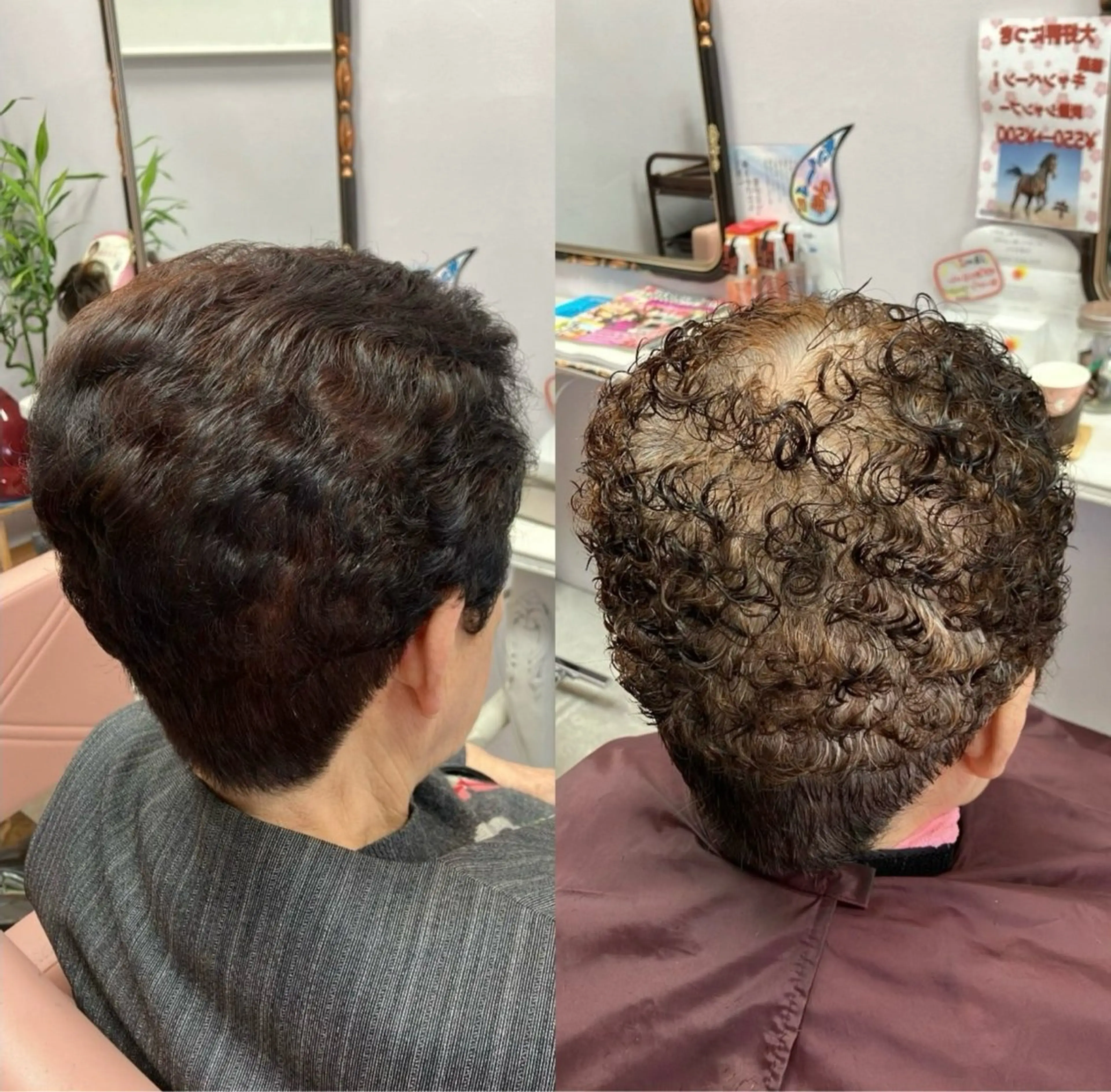 ショート カラー オレンジ 河本 正美のヘアスタイル