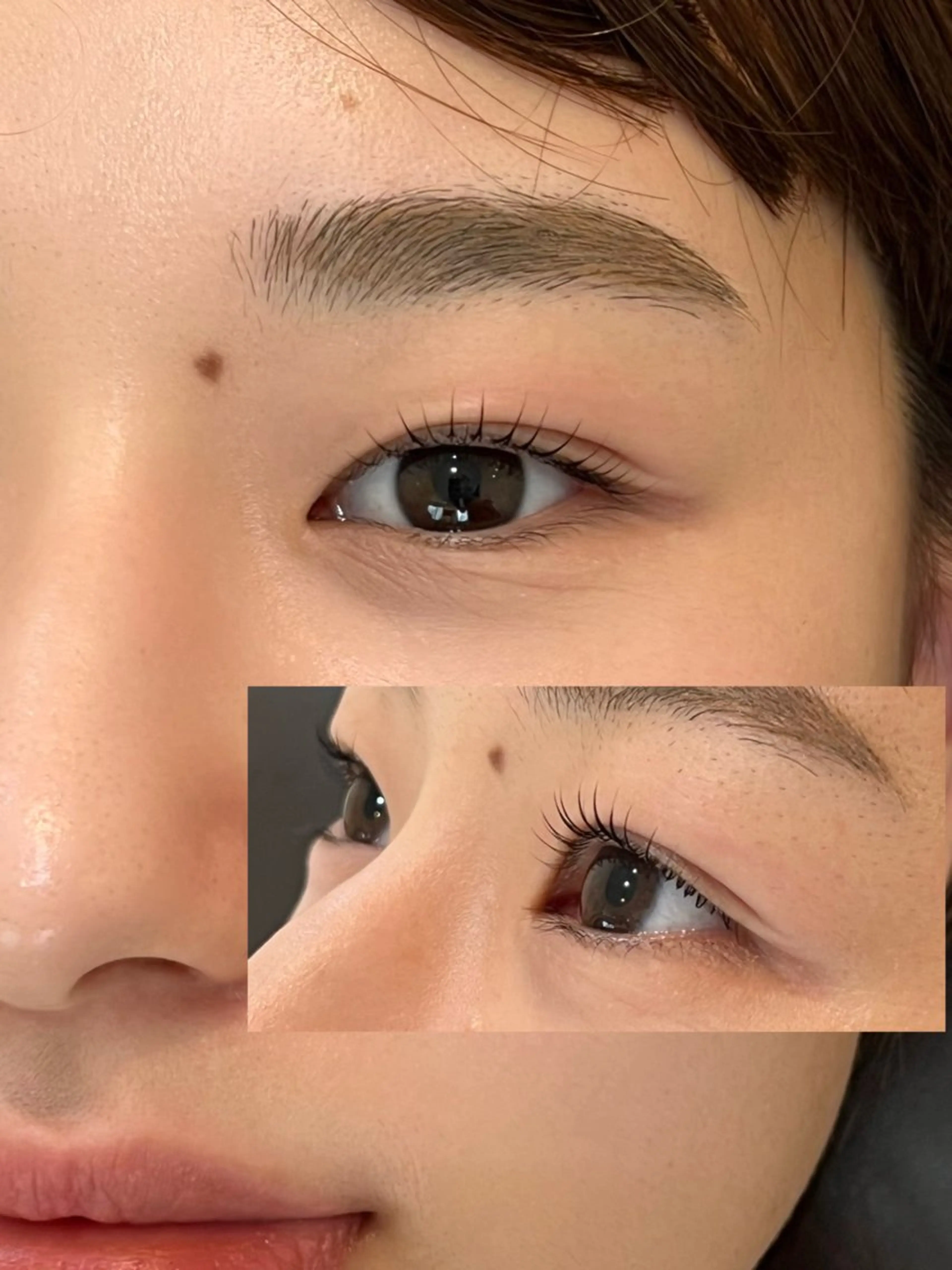 マツエク・マツパ ナチュラル 一重×まつ毛パーマ タグチ アユミのマツエク・マツパデザイン