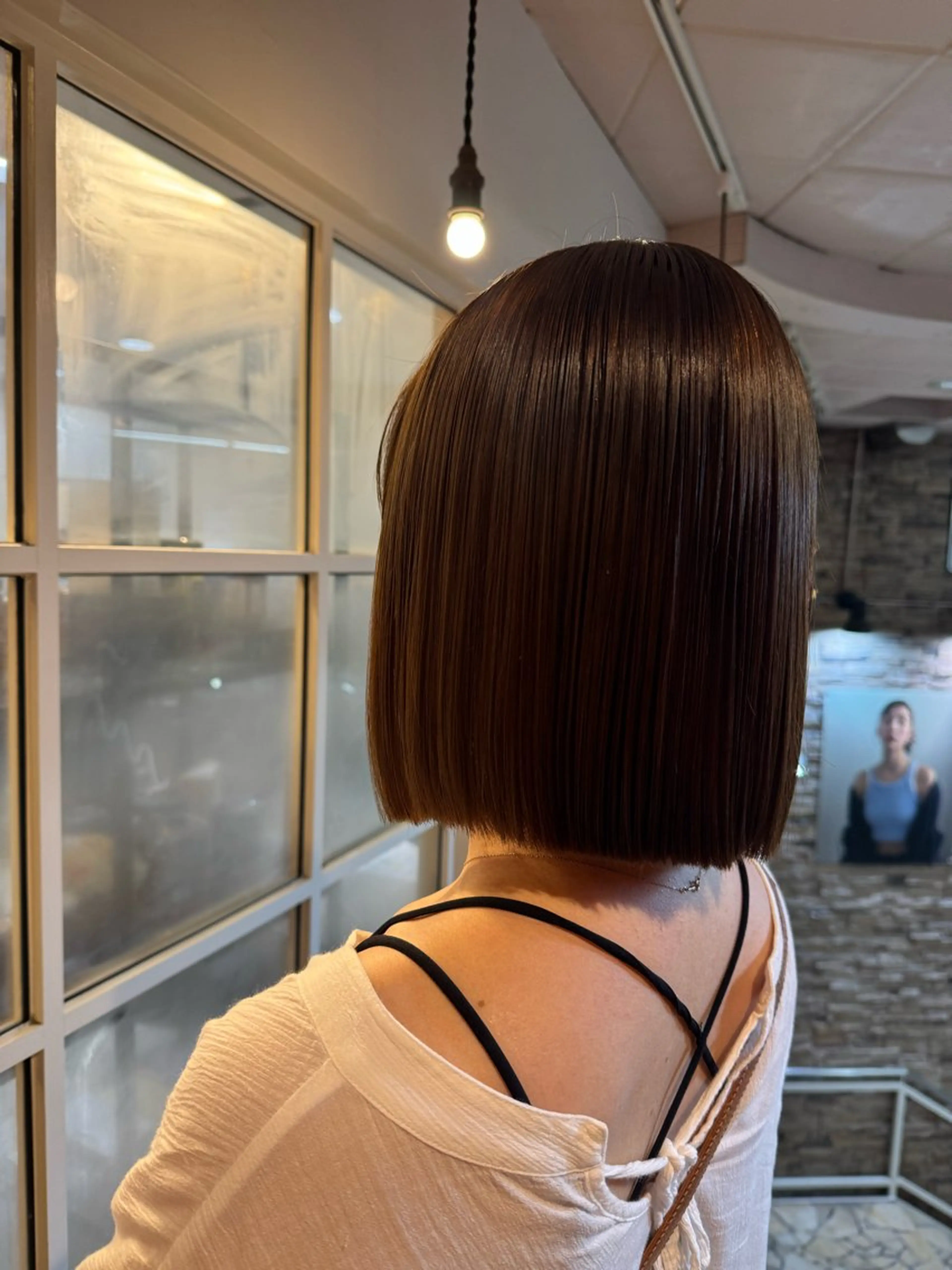 ショート カット ヘアカラー 縮毛矯正 透明感カラー/ボブ/ yuukaのヘアスタイル