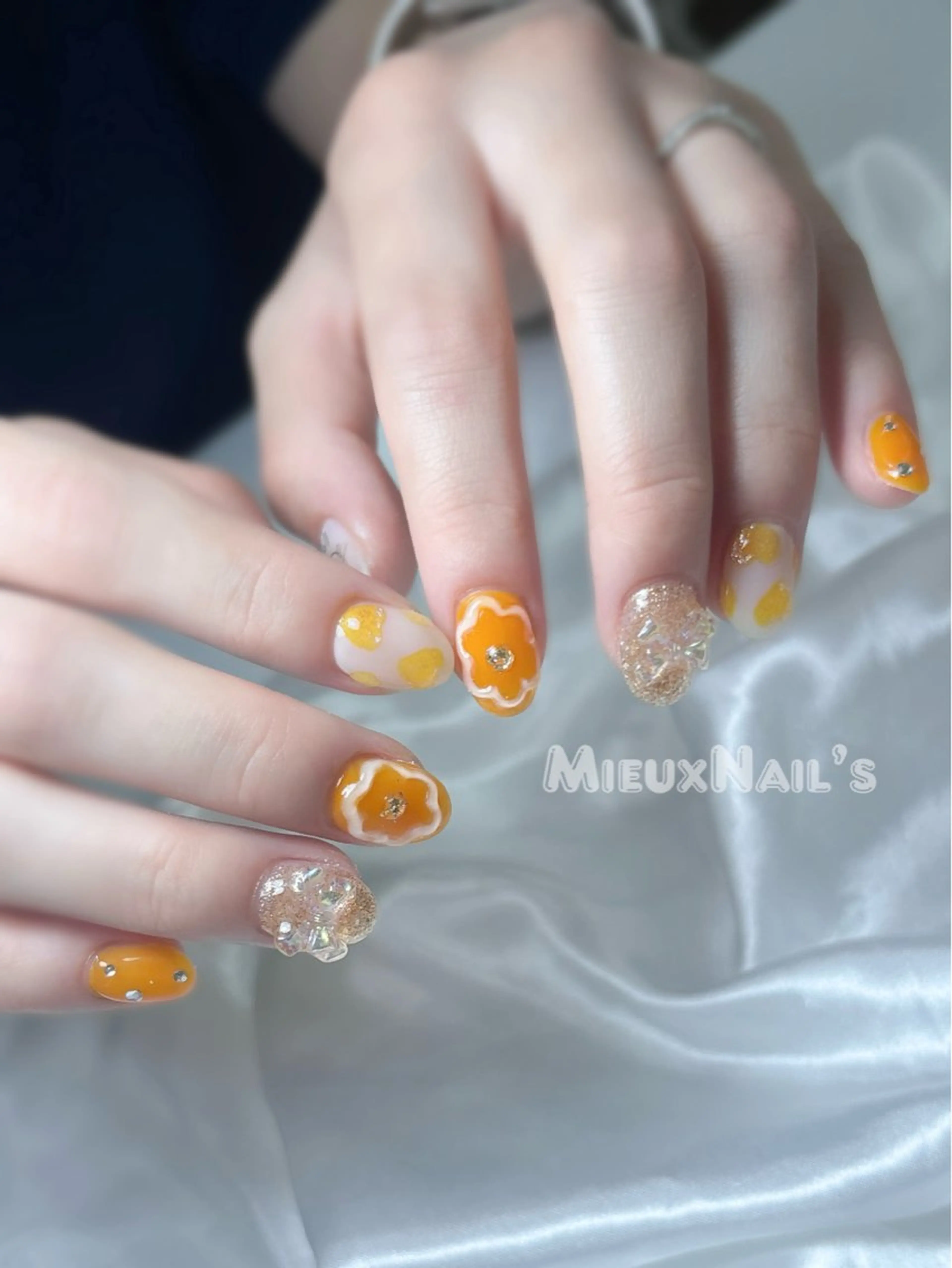 ネイル Miyu❤️‍🔥 Mieuxnailsのネイルデザイン