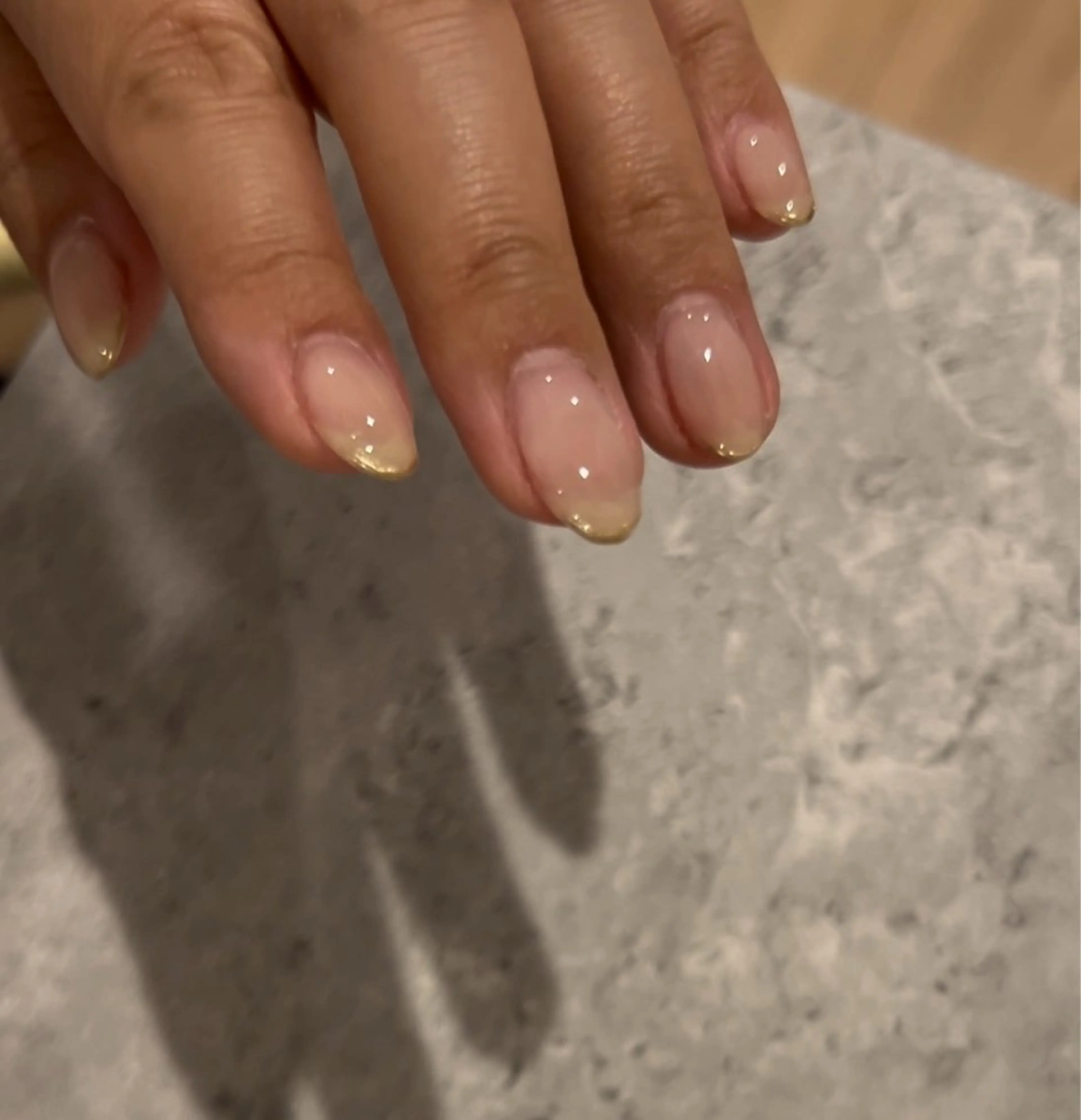 ネイル フレンチネイル ミラーネイル m.nail mayumiのネイルデザイン