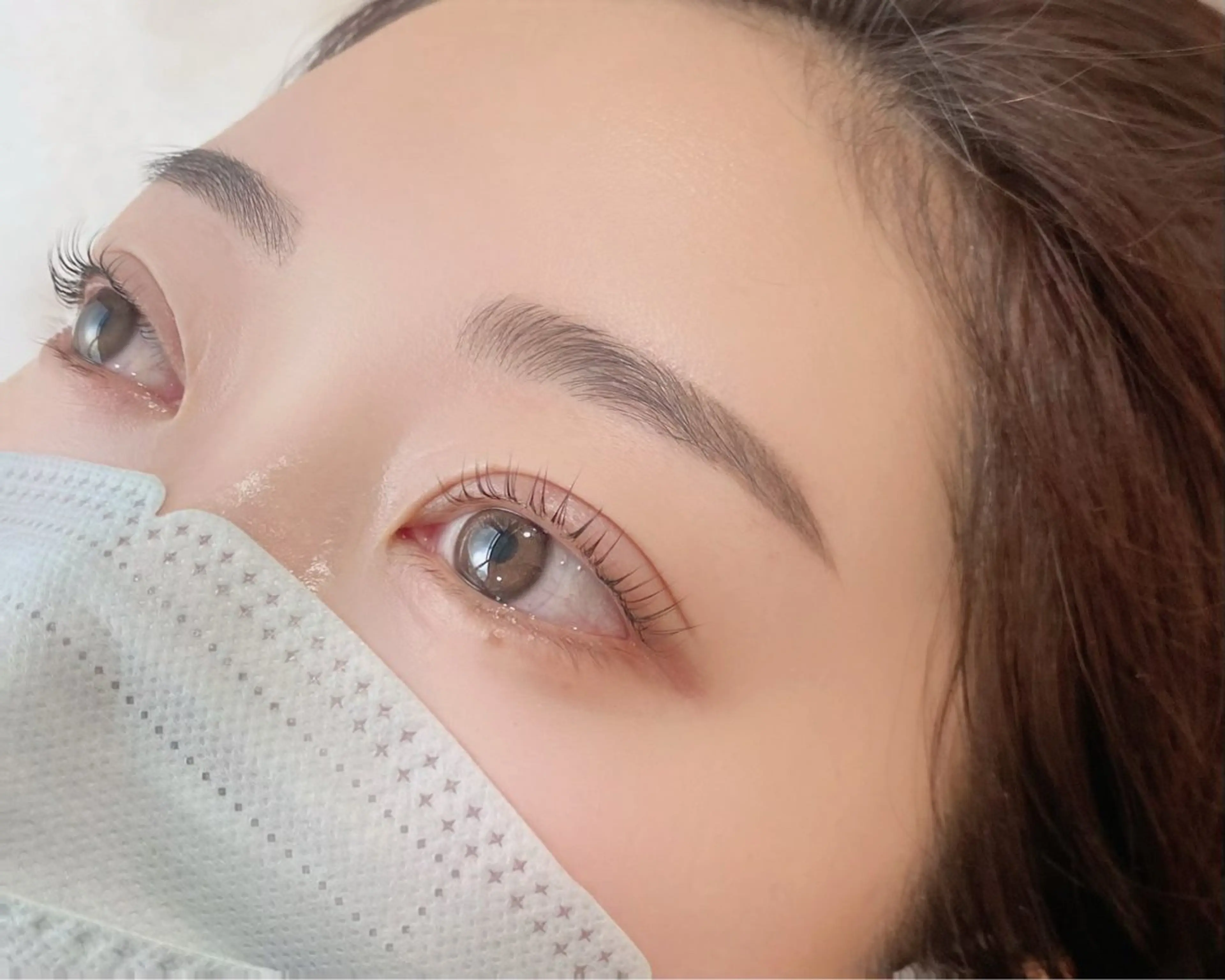 🩵美眉スタリング(wax仕上げ)＋コスメパーマの写真