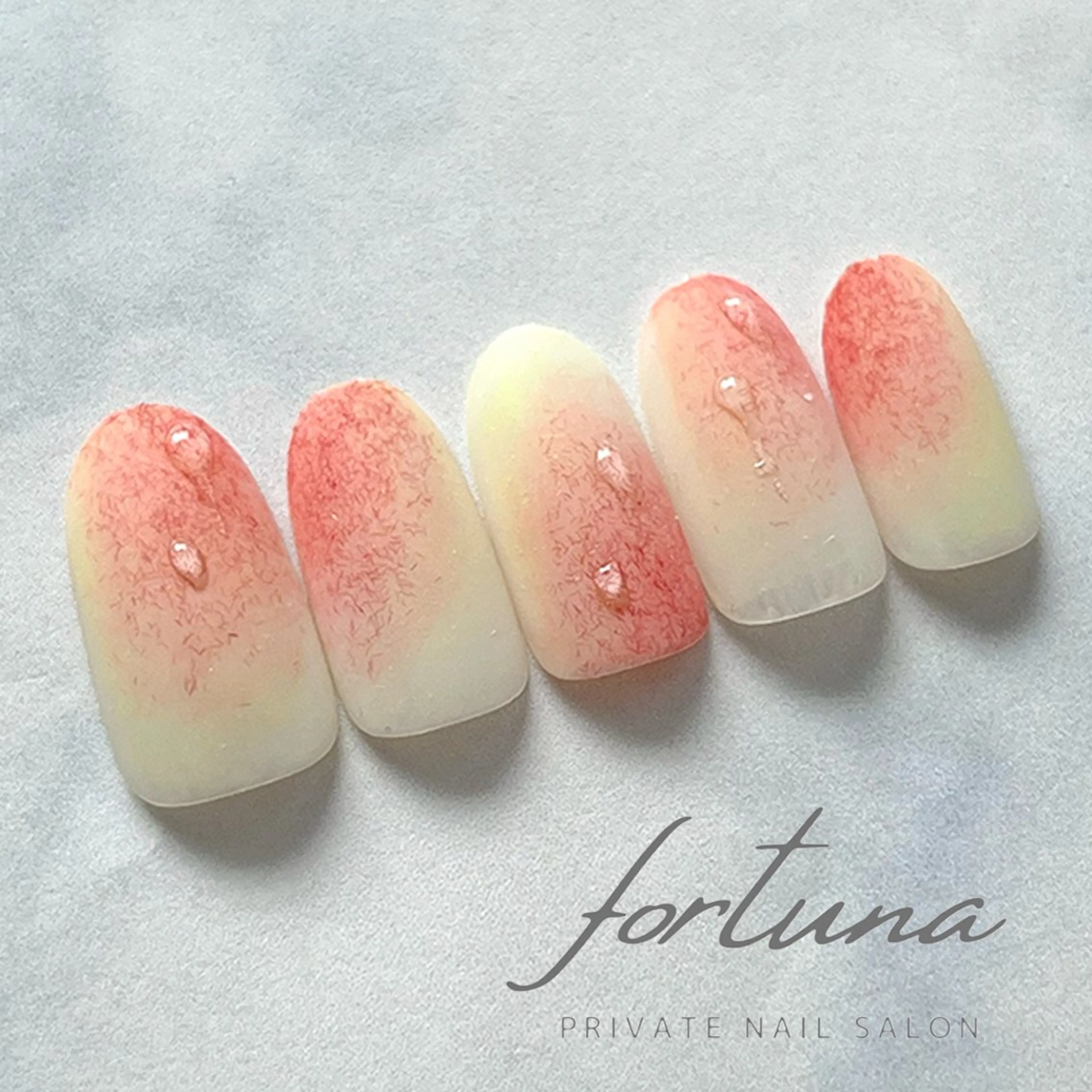 ネイル ジェルネイル パラジェル 夏ネイル ハンドネイル fortuna 武藤裕美のネイルデザイン