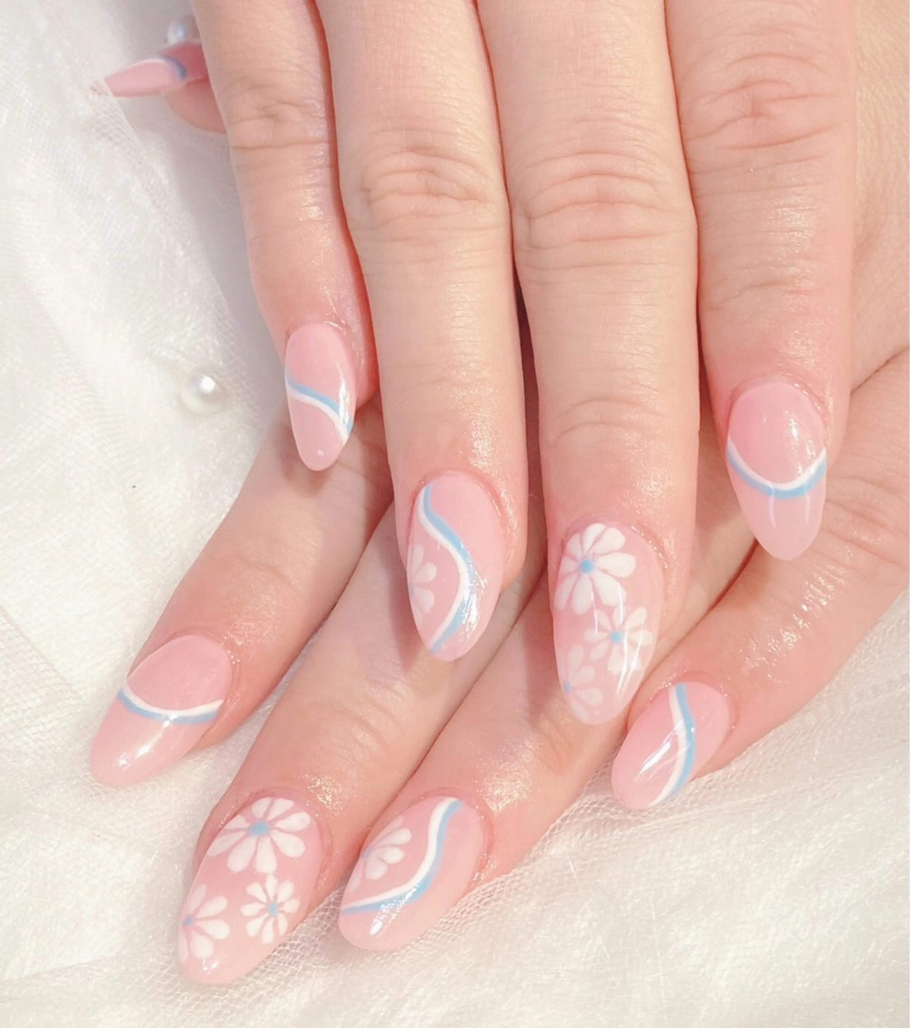 ネイル アートネイル 桜ネイル フットネイル フレンチネイル ジェルネイル ハンドネイル ハンドケア 大門浜松町 ネイルのネイルデザイン