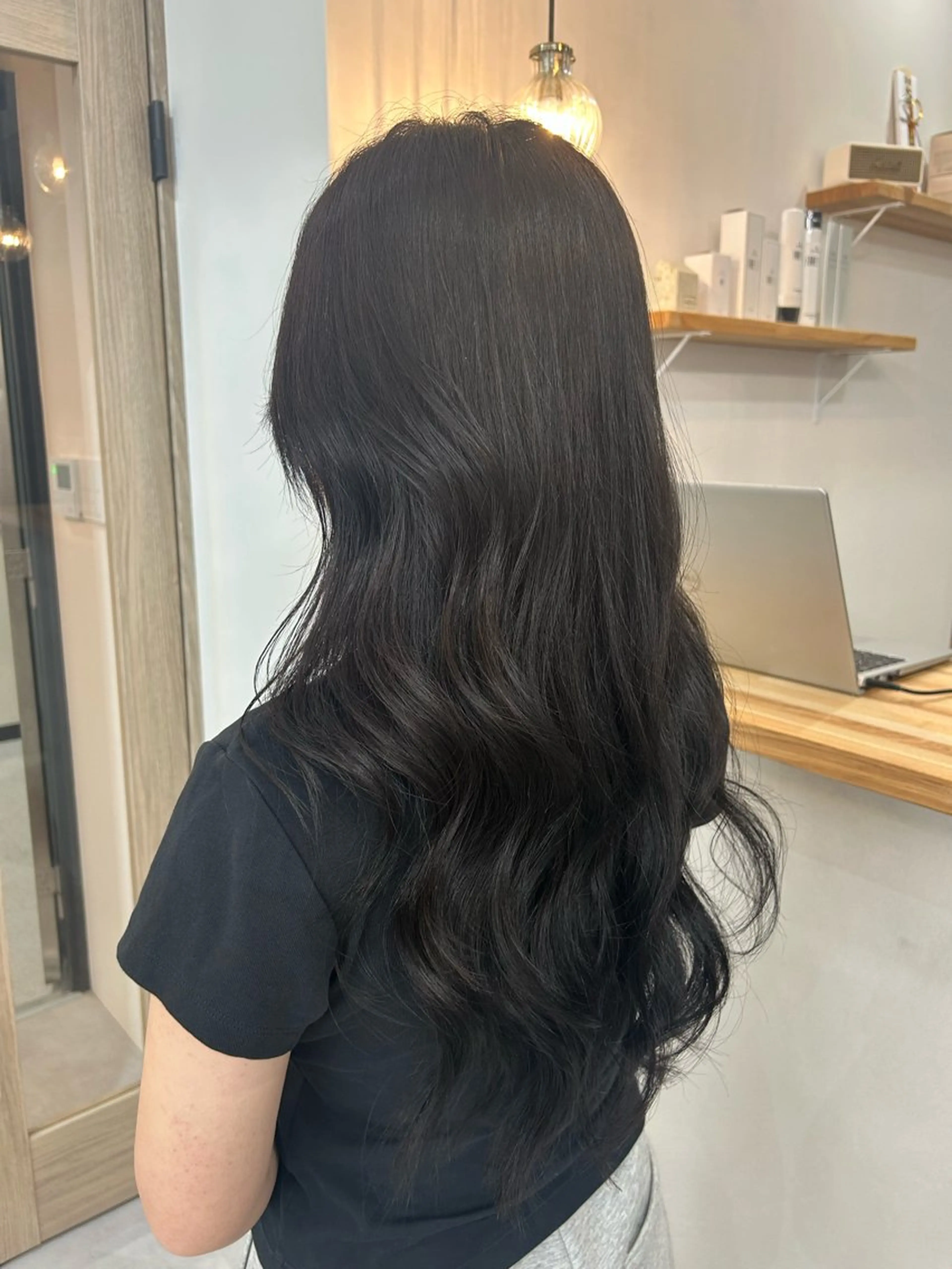 ロング 後藤紗英/髪質改善 /オリーブベージュのヘアスタイル