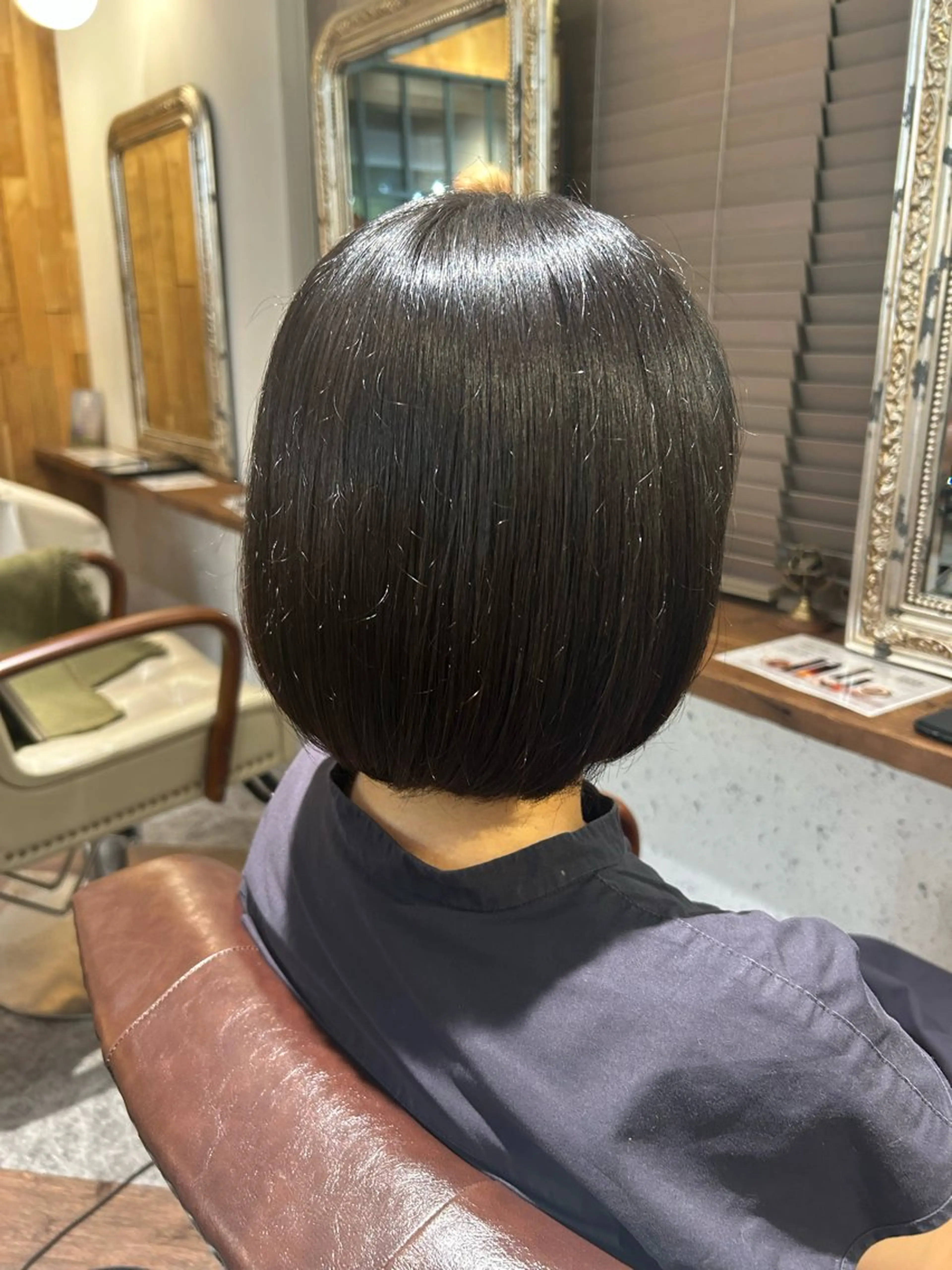 【大人可愛い丸み🍎ショートボブ】カット💖の写真