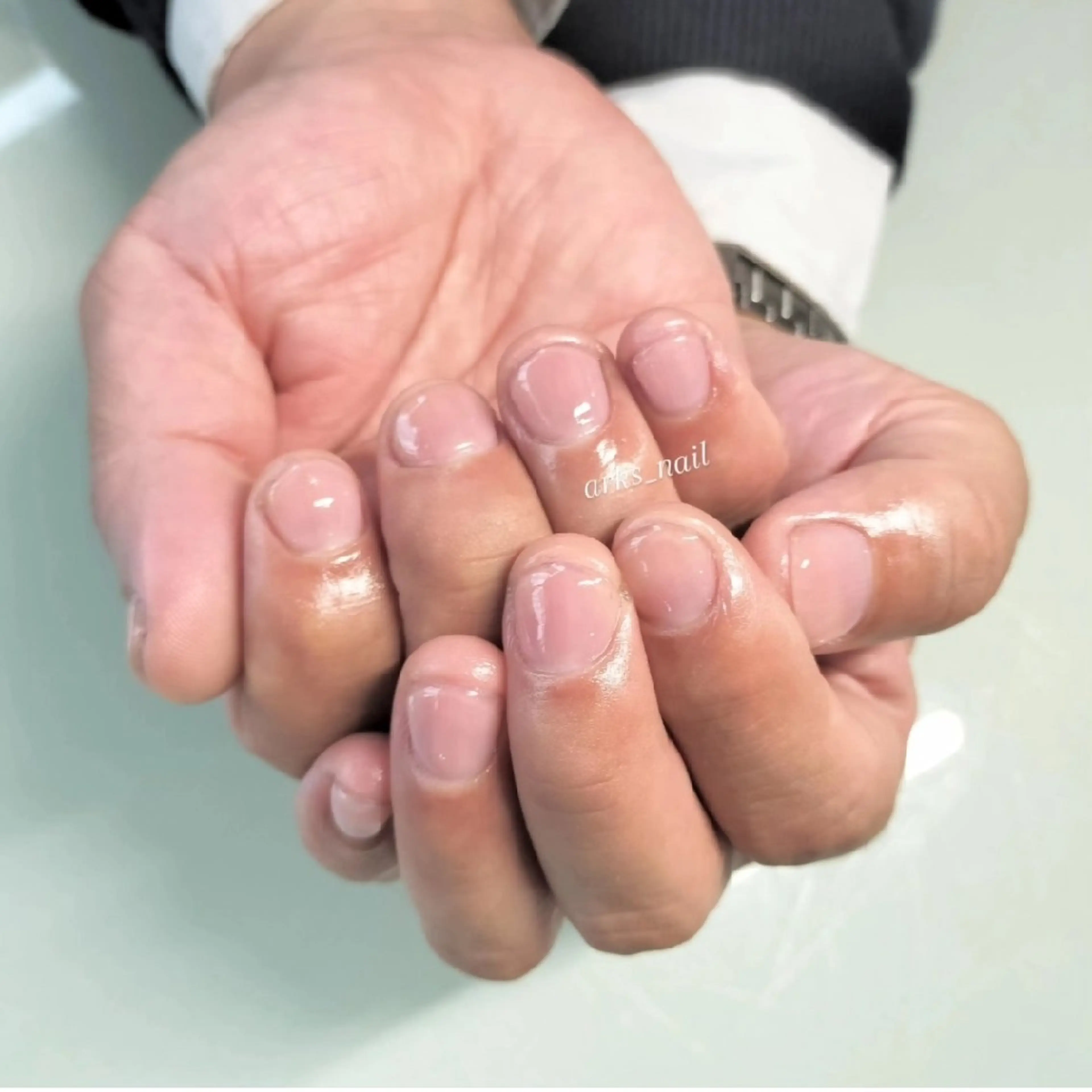 メンズネイルケアの写真