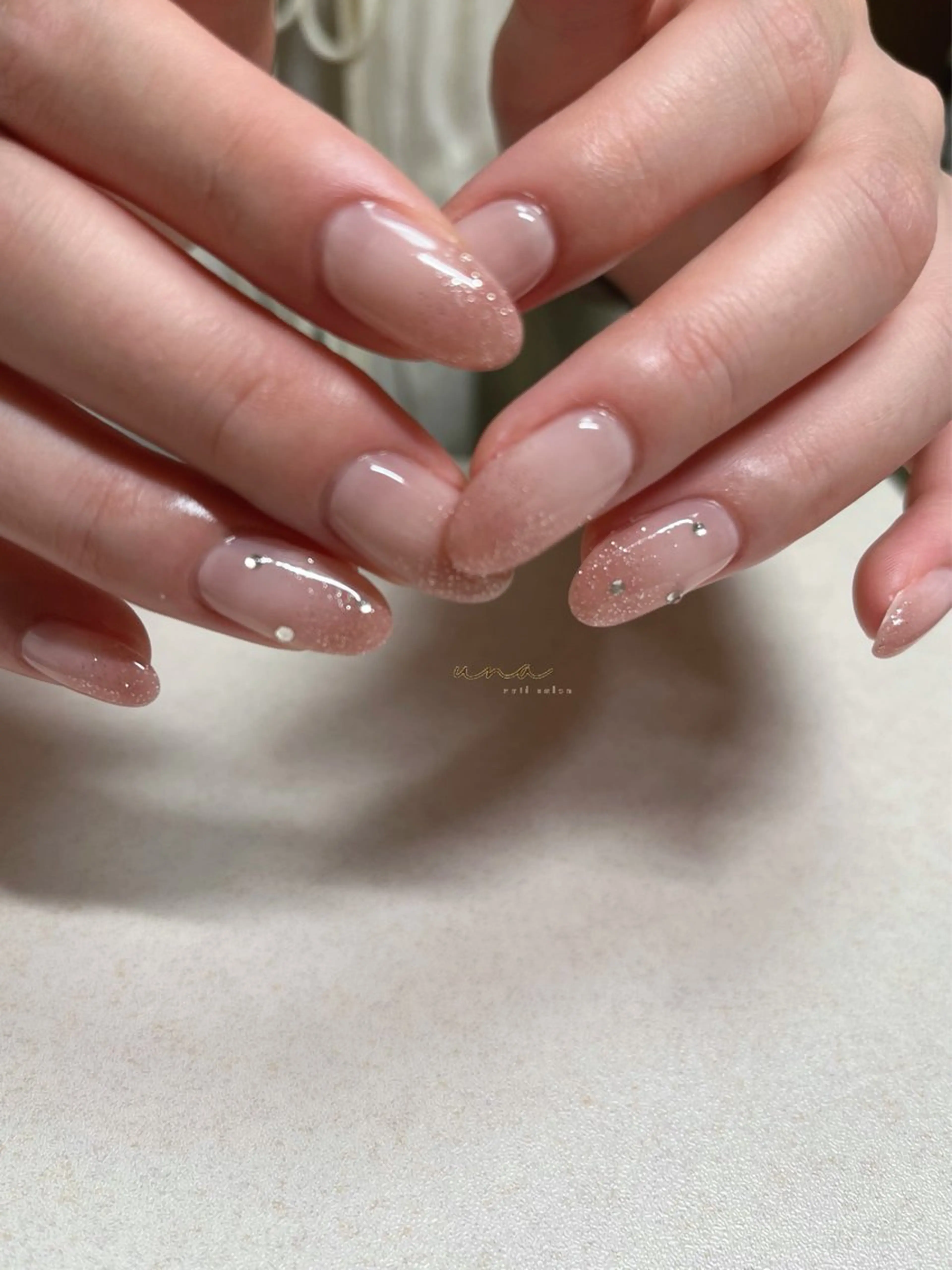 ネイル アートネイル ラメ(グリッター) ストーンネイル ハンドネイル * kaoriのネイルデザイン