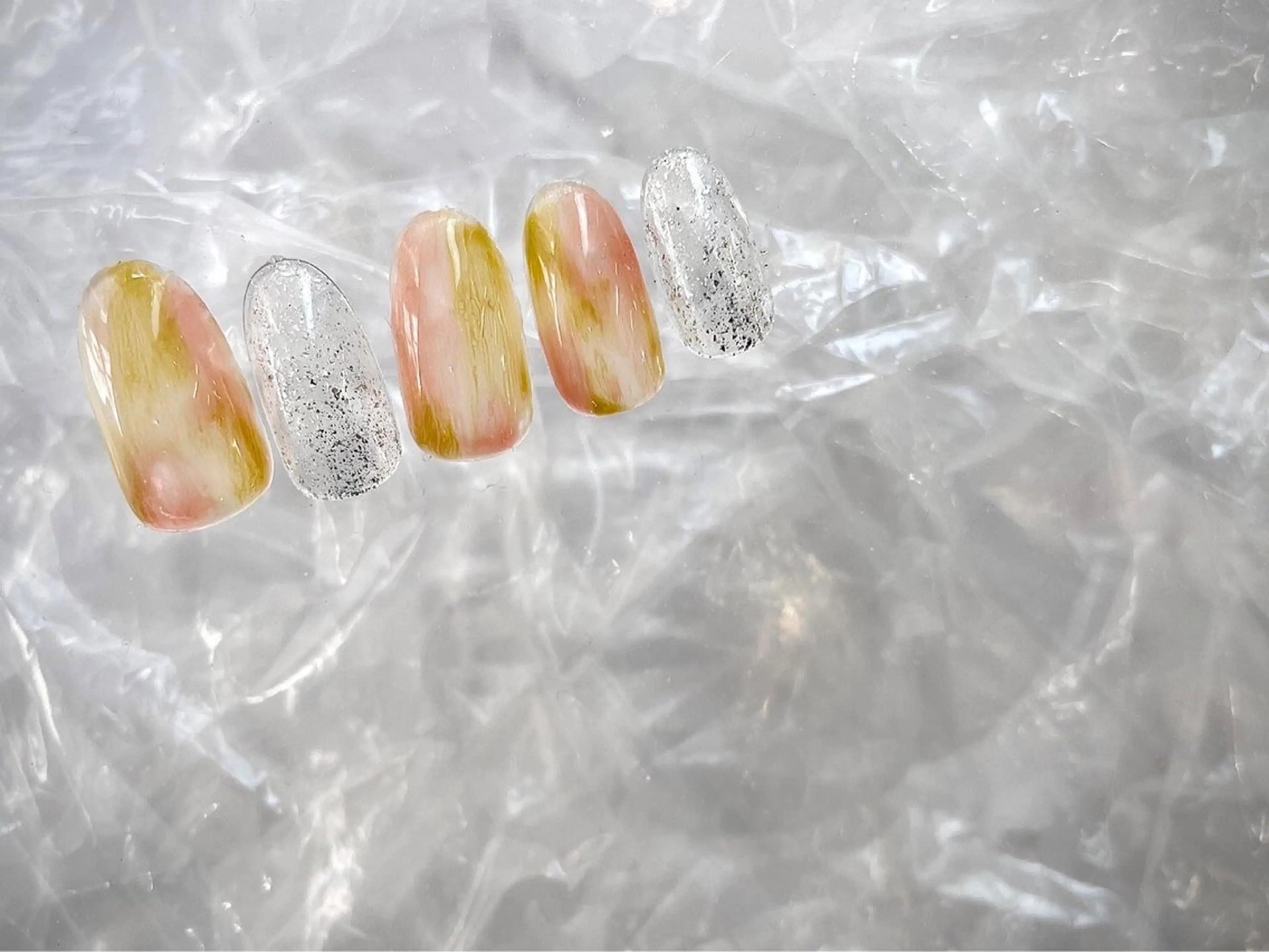 ネイル アートネイル シンプルネイル ネイルチップ ⭐︎休業中の練習⭐︎ JNA認定講師髙橋のネイルデザイン