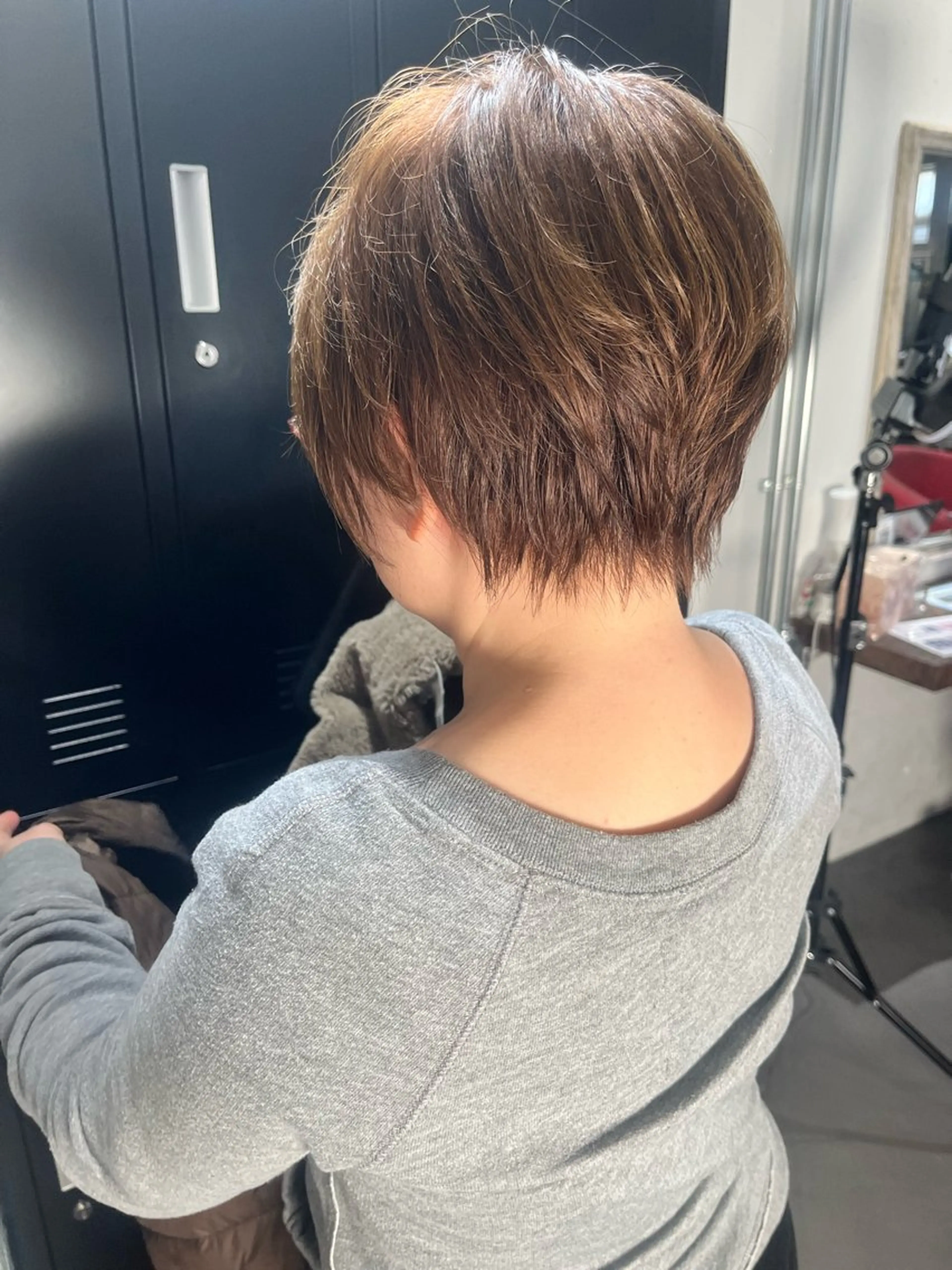 ショート カラー カット 駅チカ【ali'i】 アリイ花崎友美☘のヘアスタイル