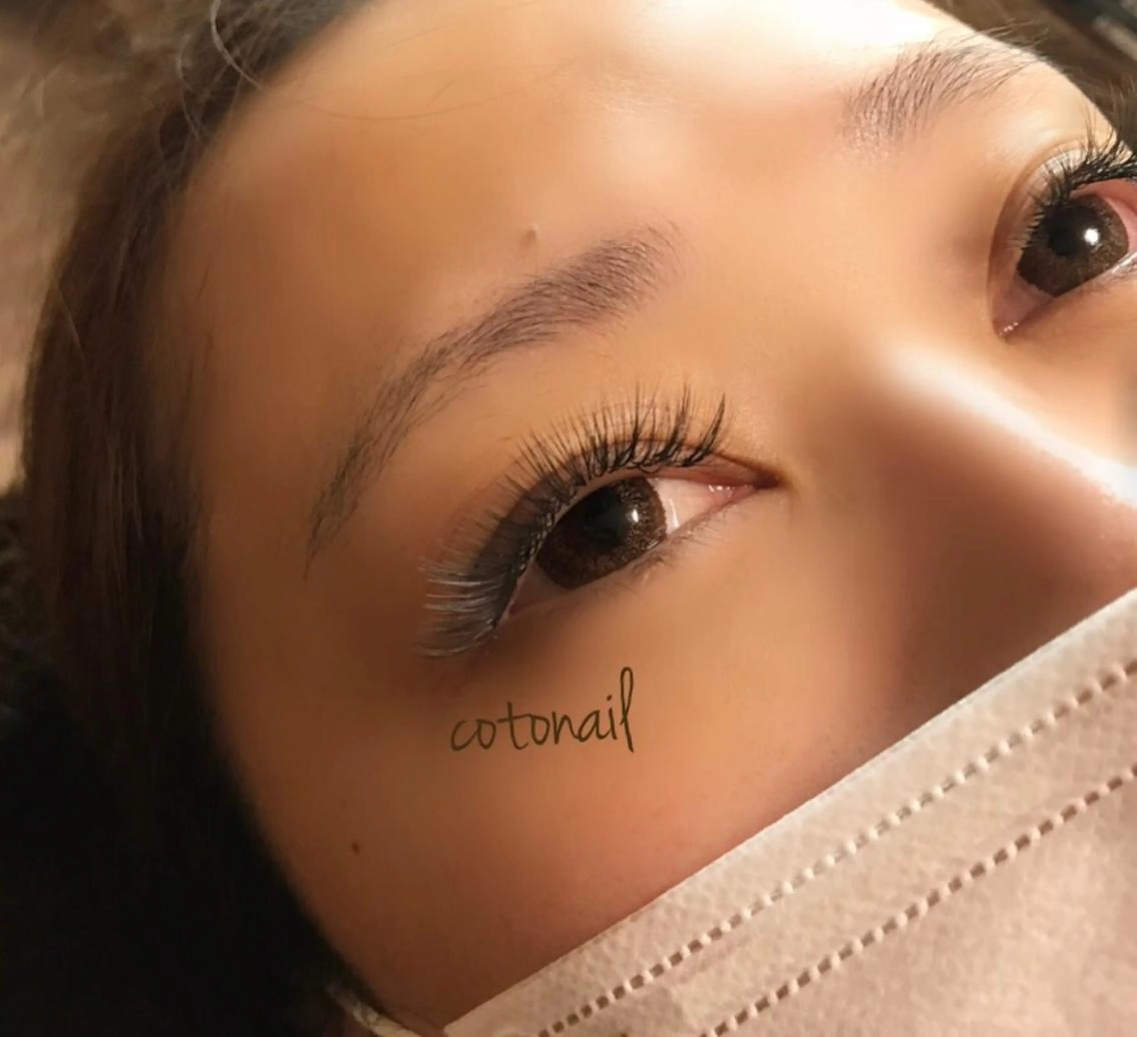 ロング マツエク・マツパ ボリュームラッシュ ツメトマツゲ .のネイルデザイン