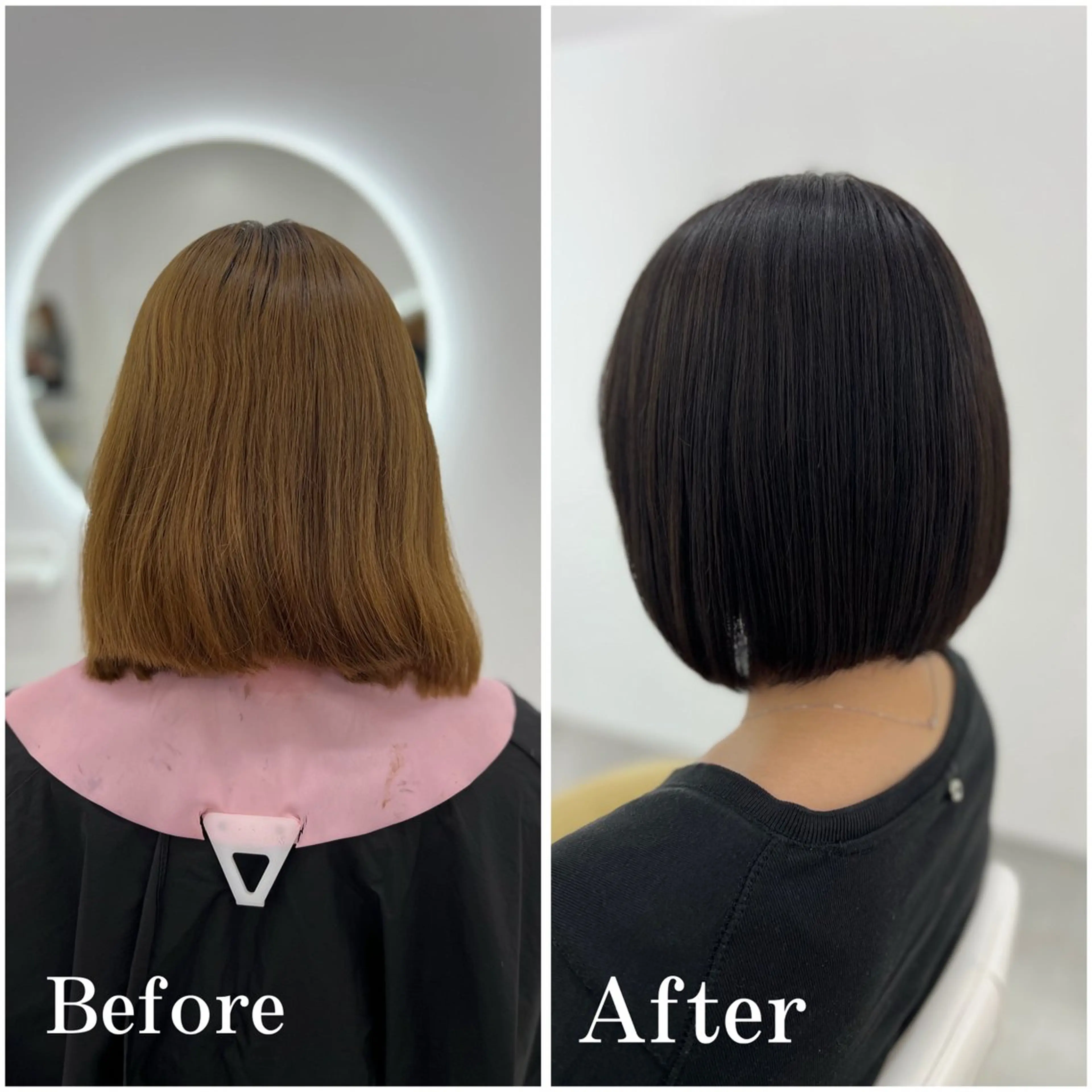 ショート カット ヘアカラー トリートメント ✄﻿aini天王寺 ✄﻿ゆ乃のヘアスタイル