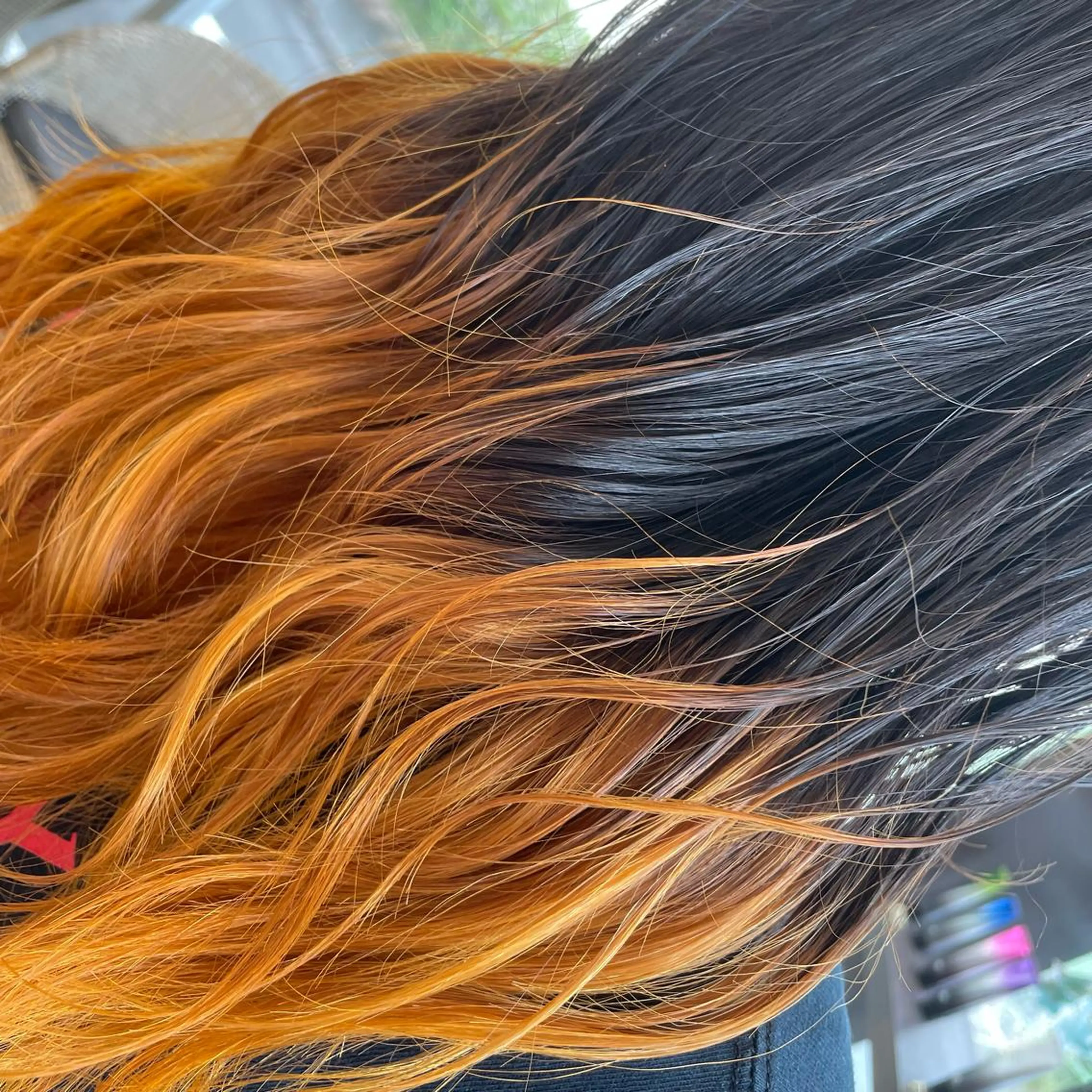 ミディアム カラー 松永 果菜のヘアスタイル