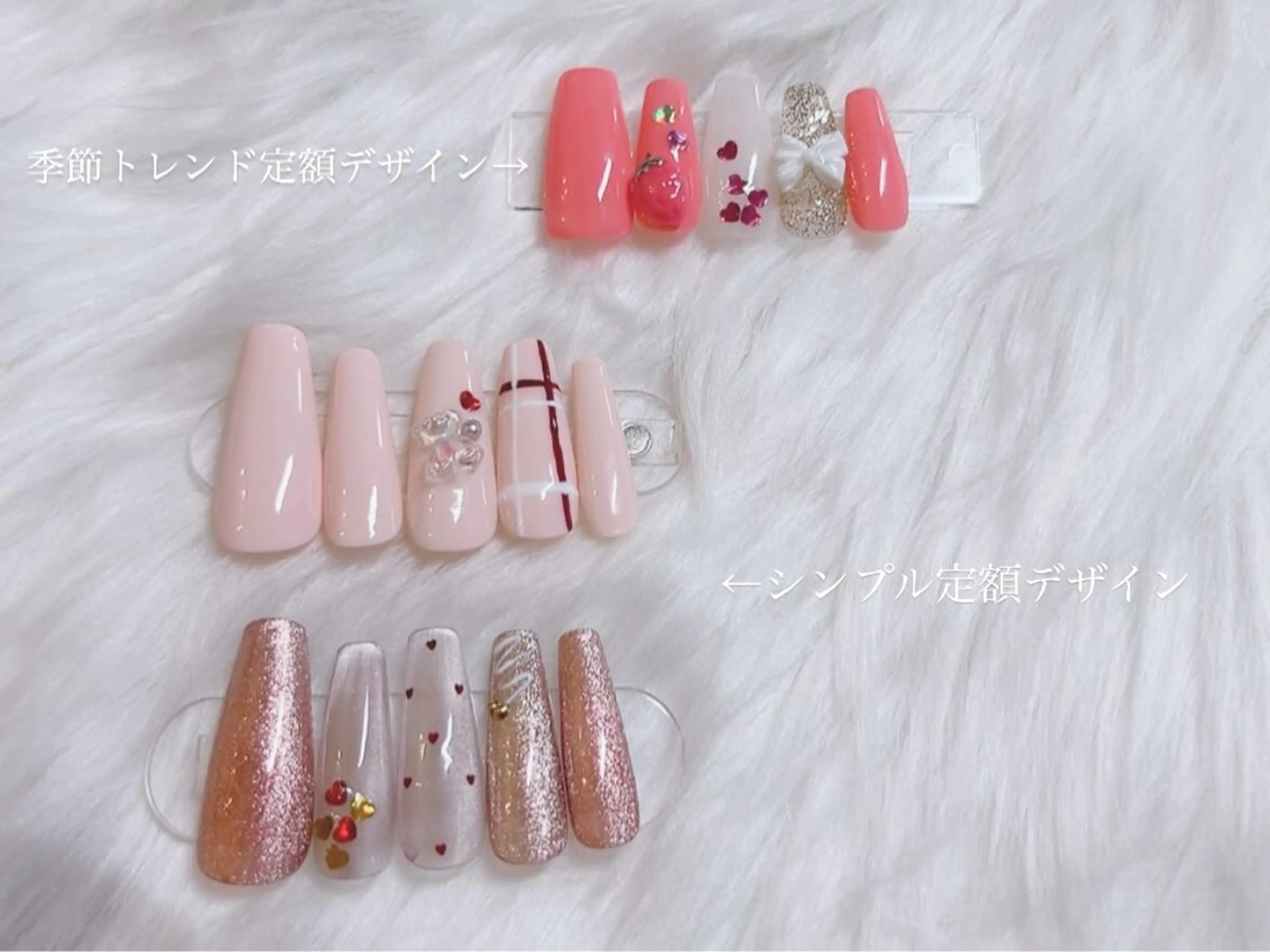 ネイル シンプルネイル バレンタイン ハンドネイル Charlie 🖤のネイルデザイン