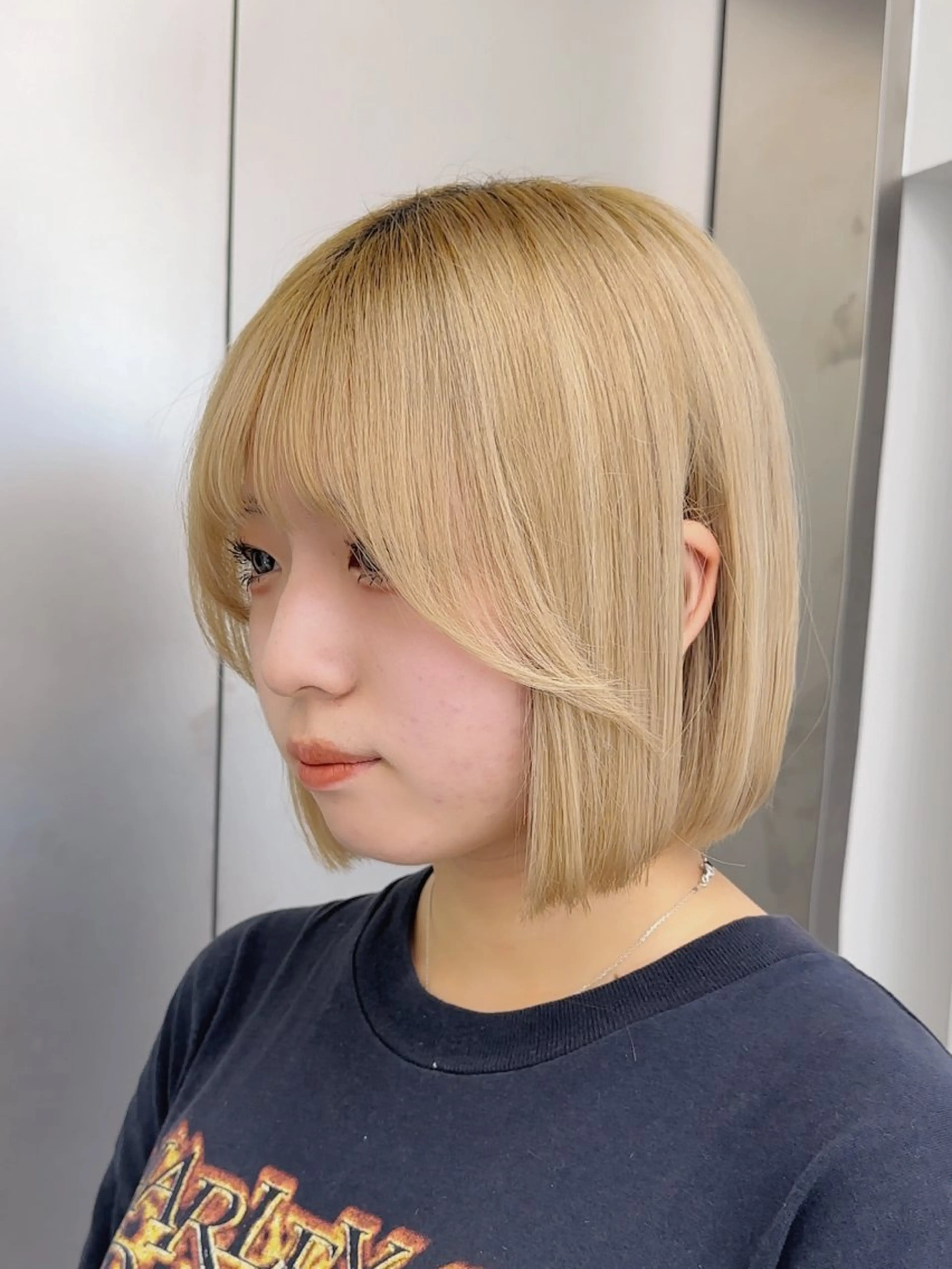 ミディアム カット てらしぃ /名古屋美容師のヘアスタイル