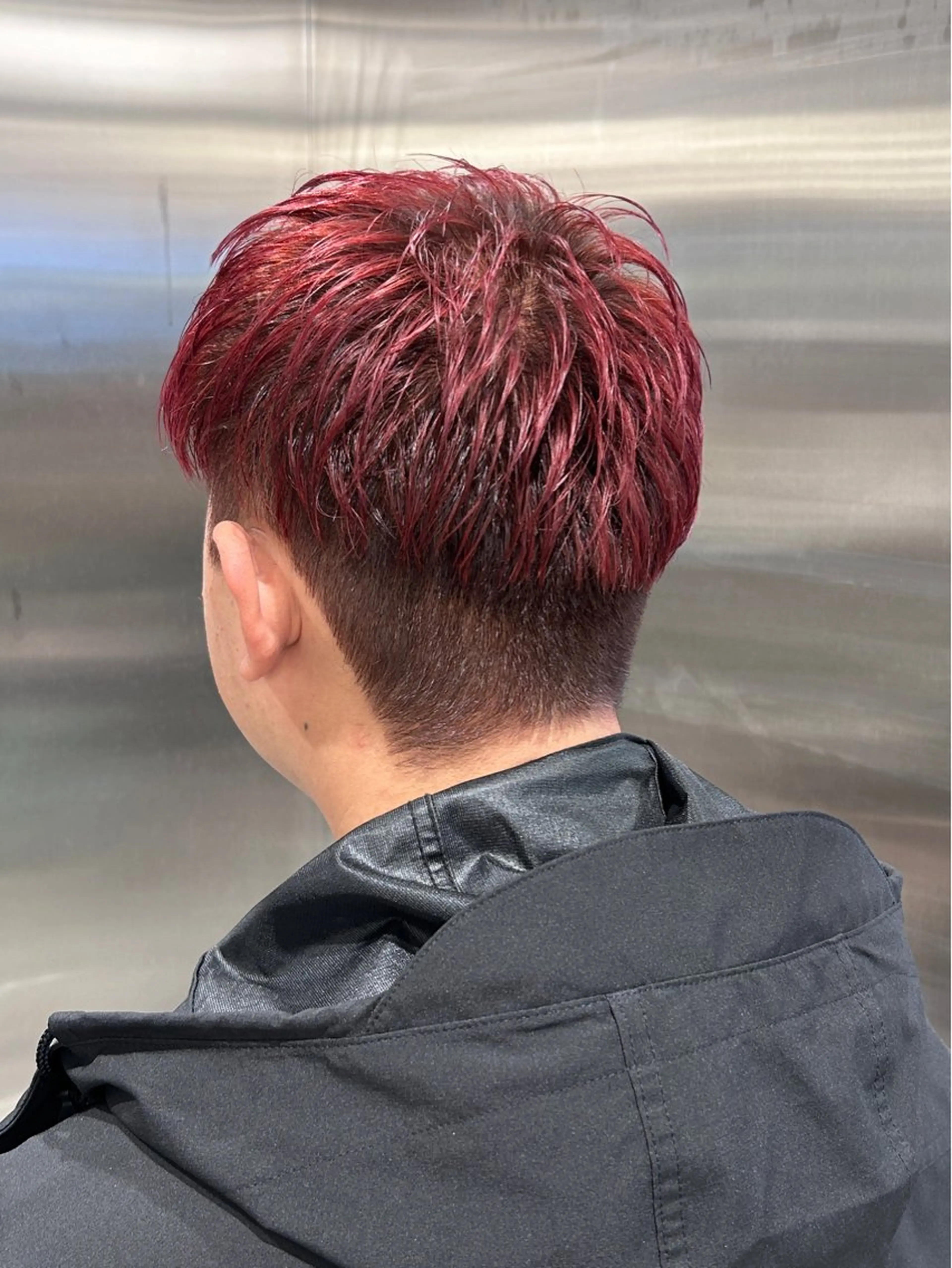 ショート カラー メンズ カット ヘアカラー 透明感ツヤカラー/ アイリスト/ゆきなのマツエク・マツパデザイン