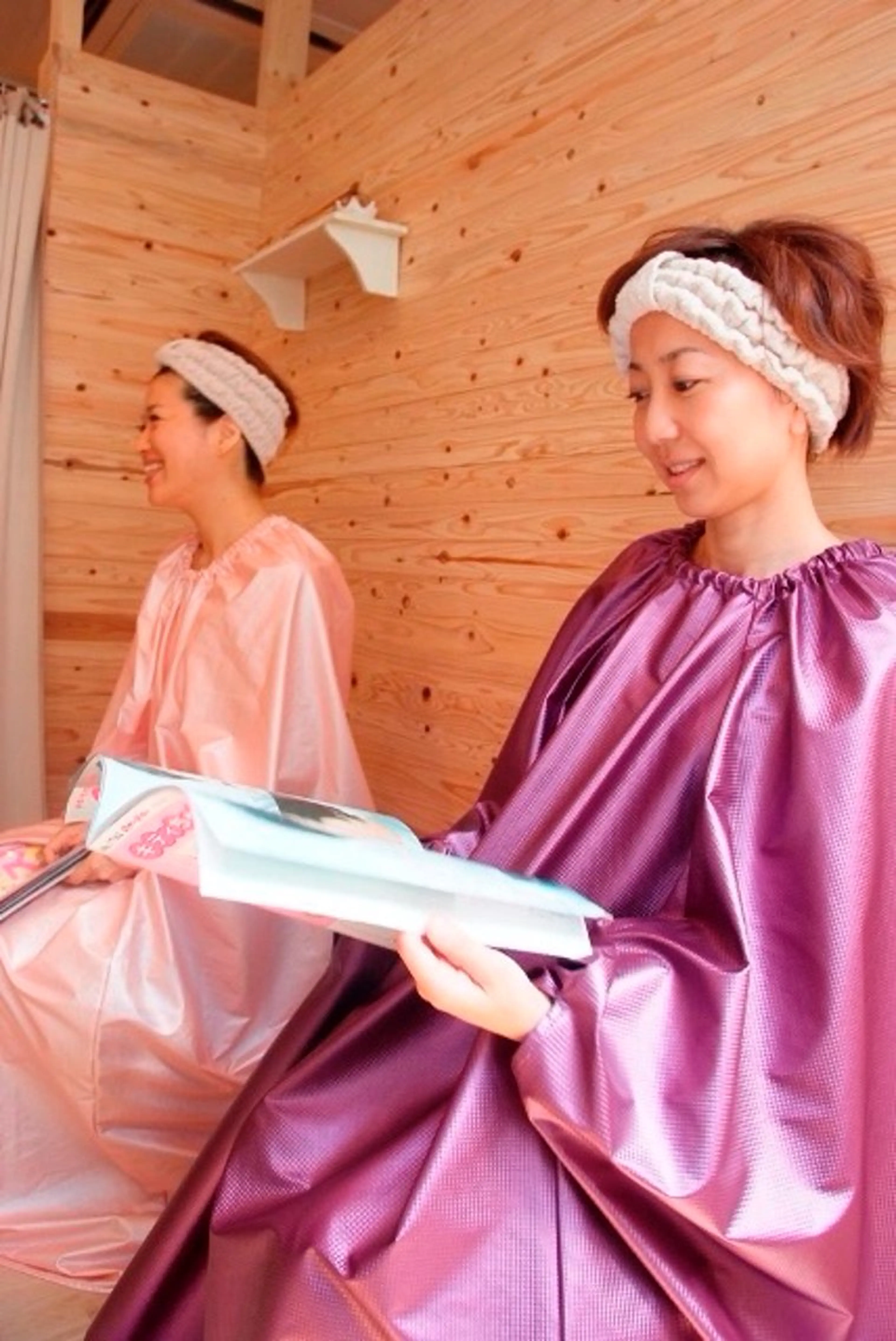 【ペア蒸し】よもぎ&ハーブ蒸し45分¥7600→ミニモ限定45分　2人で¥6,000の写真