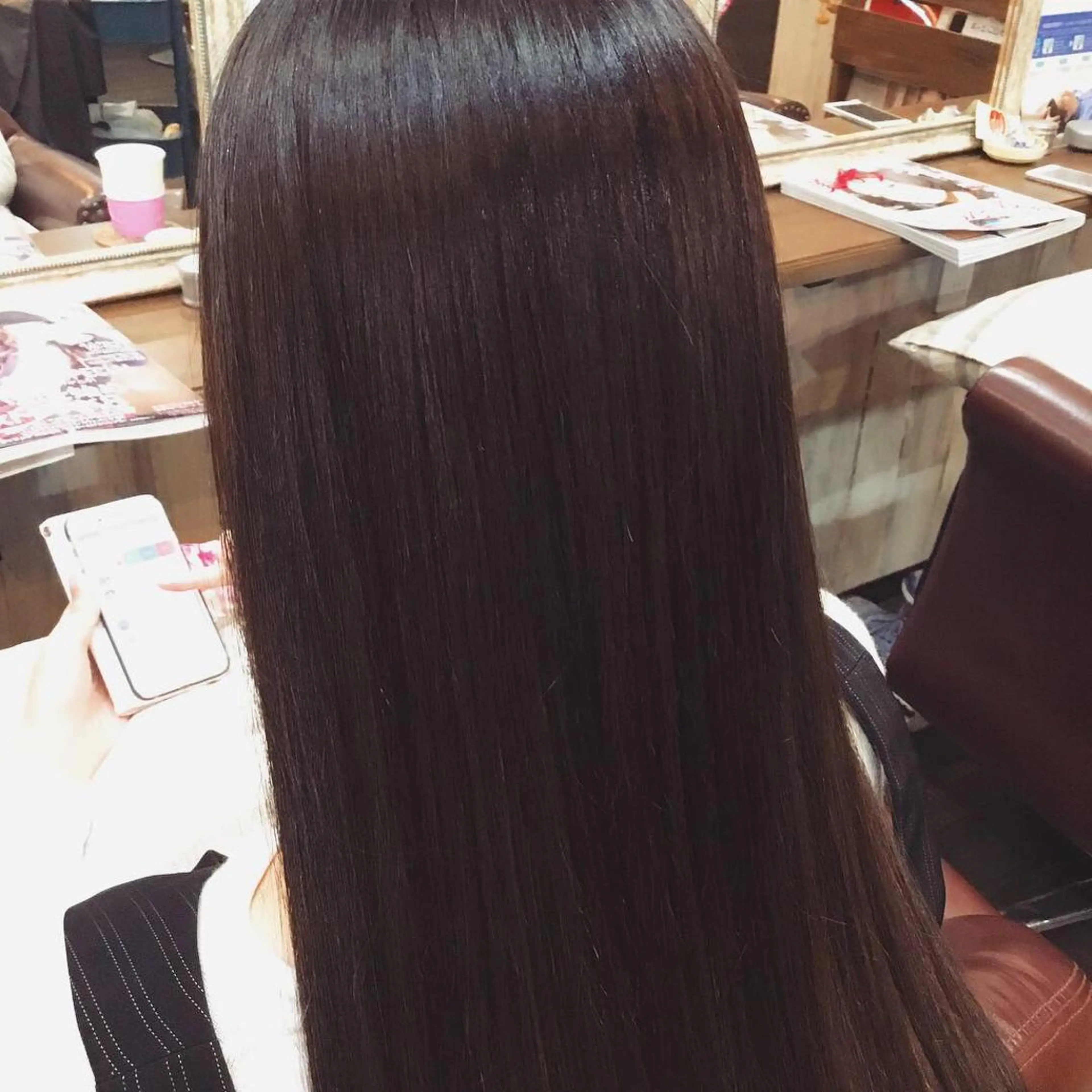 ロング カラー 金崎 新吾のヘアスタイル