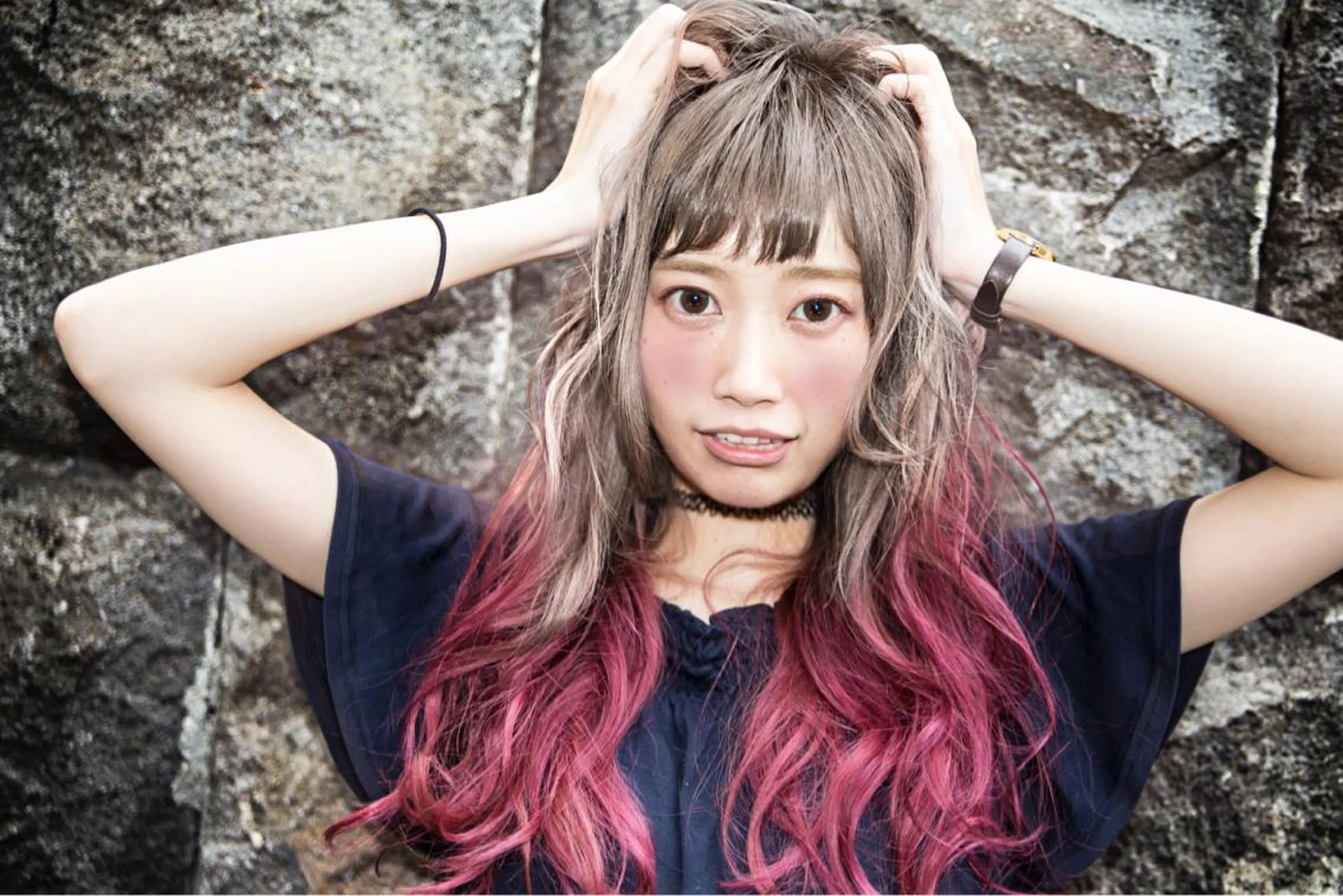 セミロング ロング カラー Re:ta Hair 飯田淳平のヘアスタイル