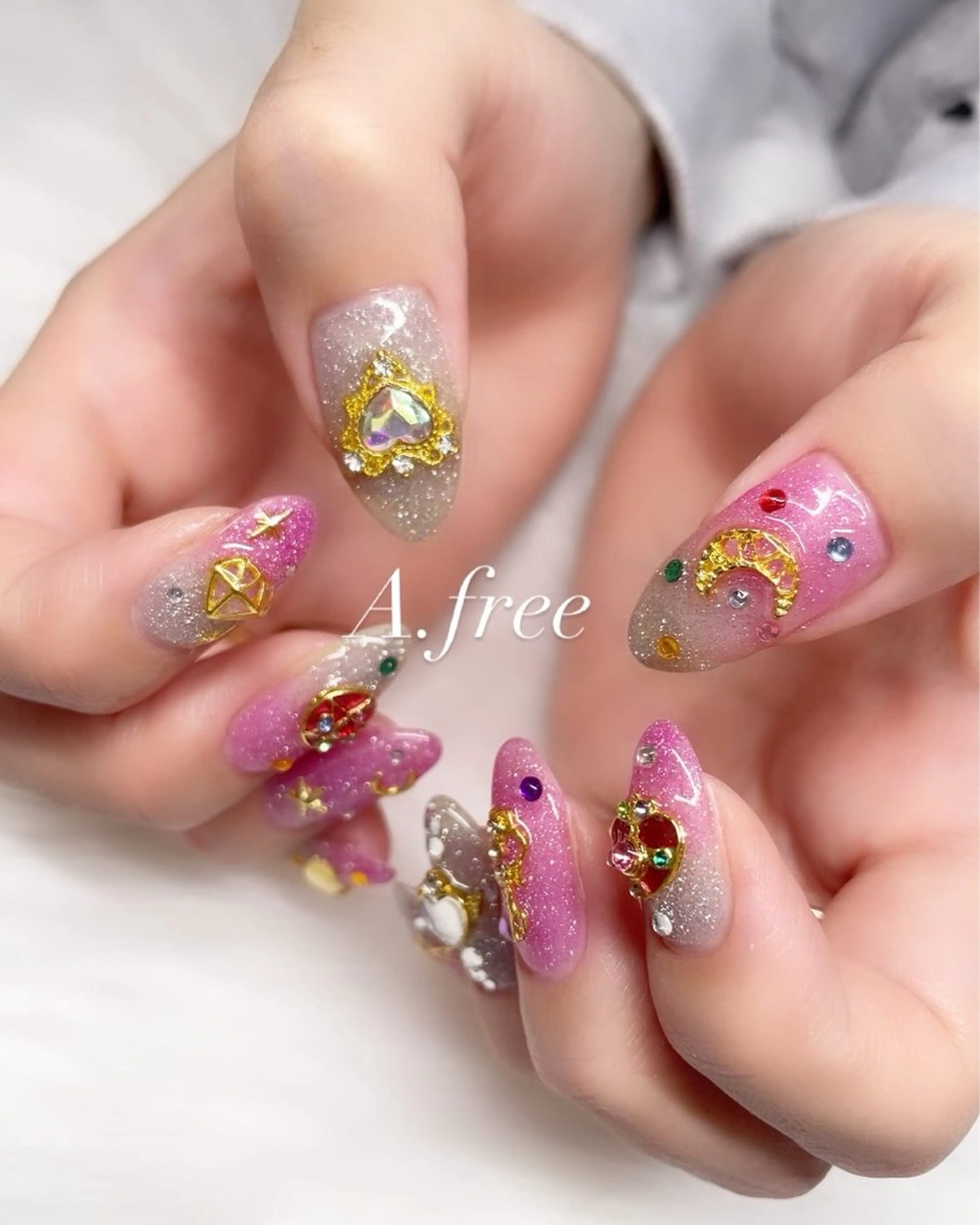 ネイル A.free✧*｡ アレルギー対応✧*｡のネイルデザイン