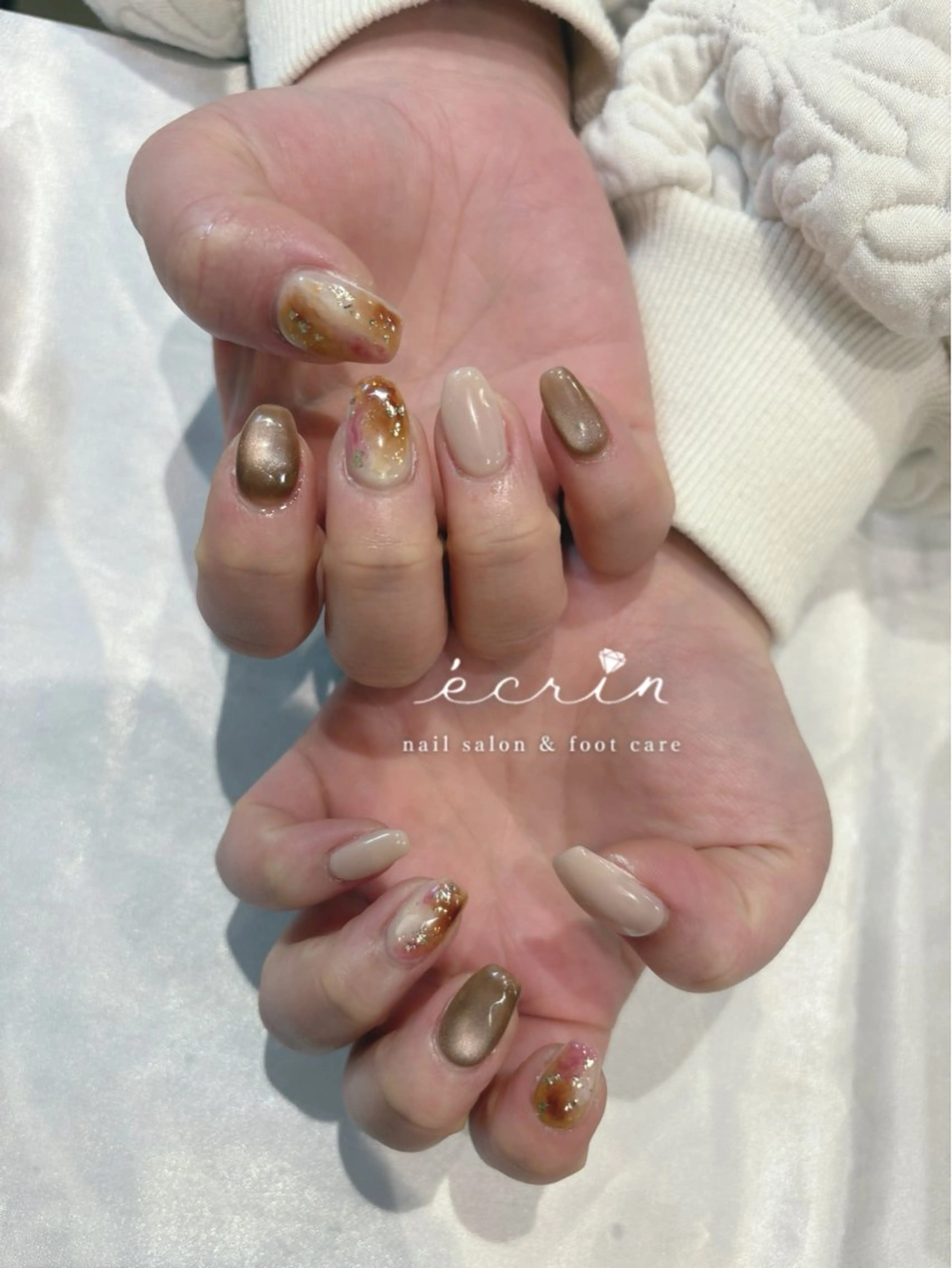 ネイル ecrin エクラン Haruka🌼のネイルデザイン