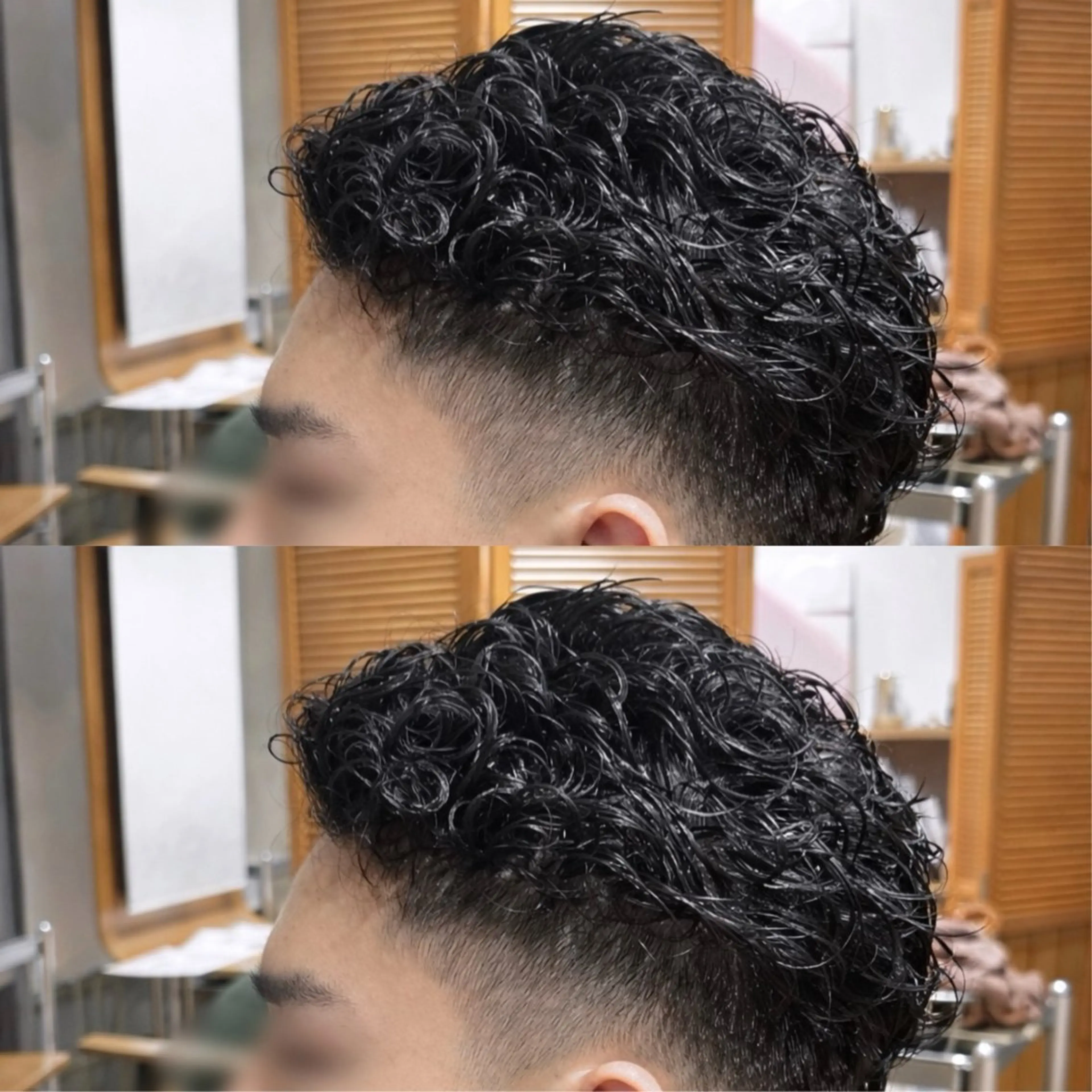 ショート パーマ メンズ フェードカット メンズパーマ Koki/ メンズヘア特化のヘアスタイル