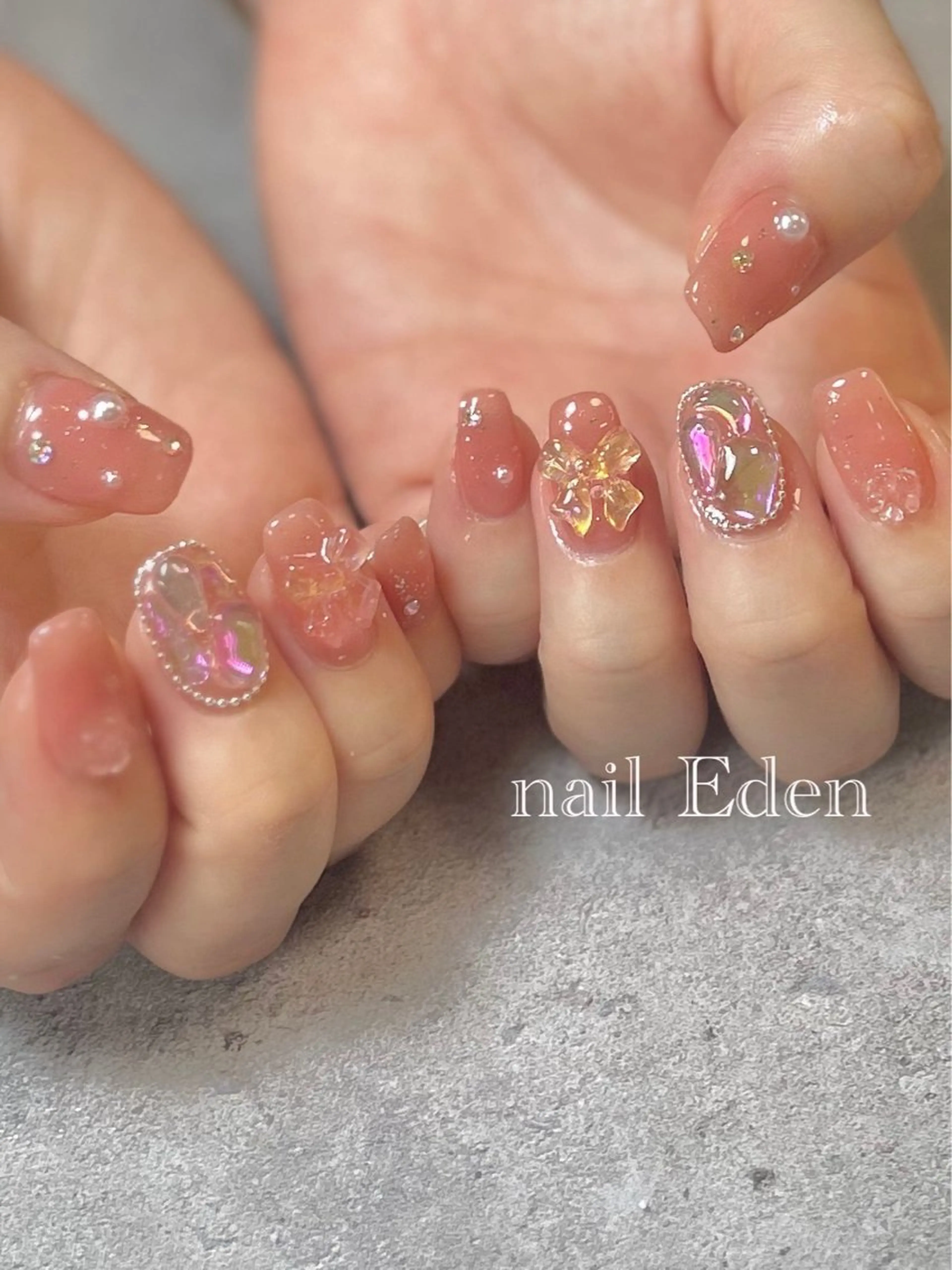 ネイル 持ち込み Eden ♾️のネイルデザイン