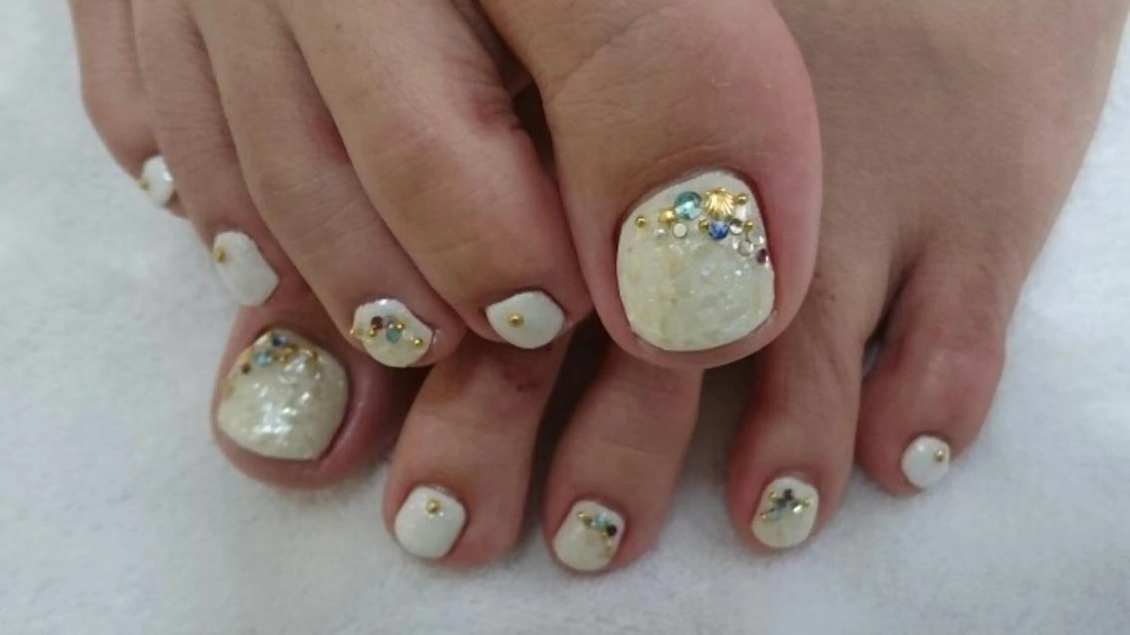 ネイル フットネイル 柴崎 美幸のネイルデザイン