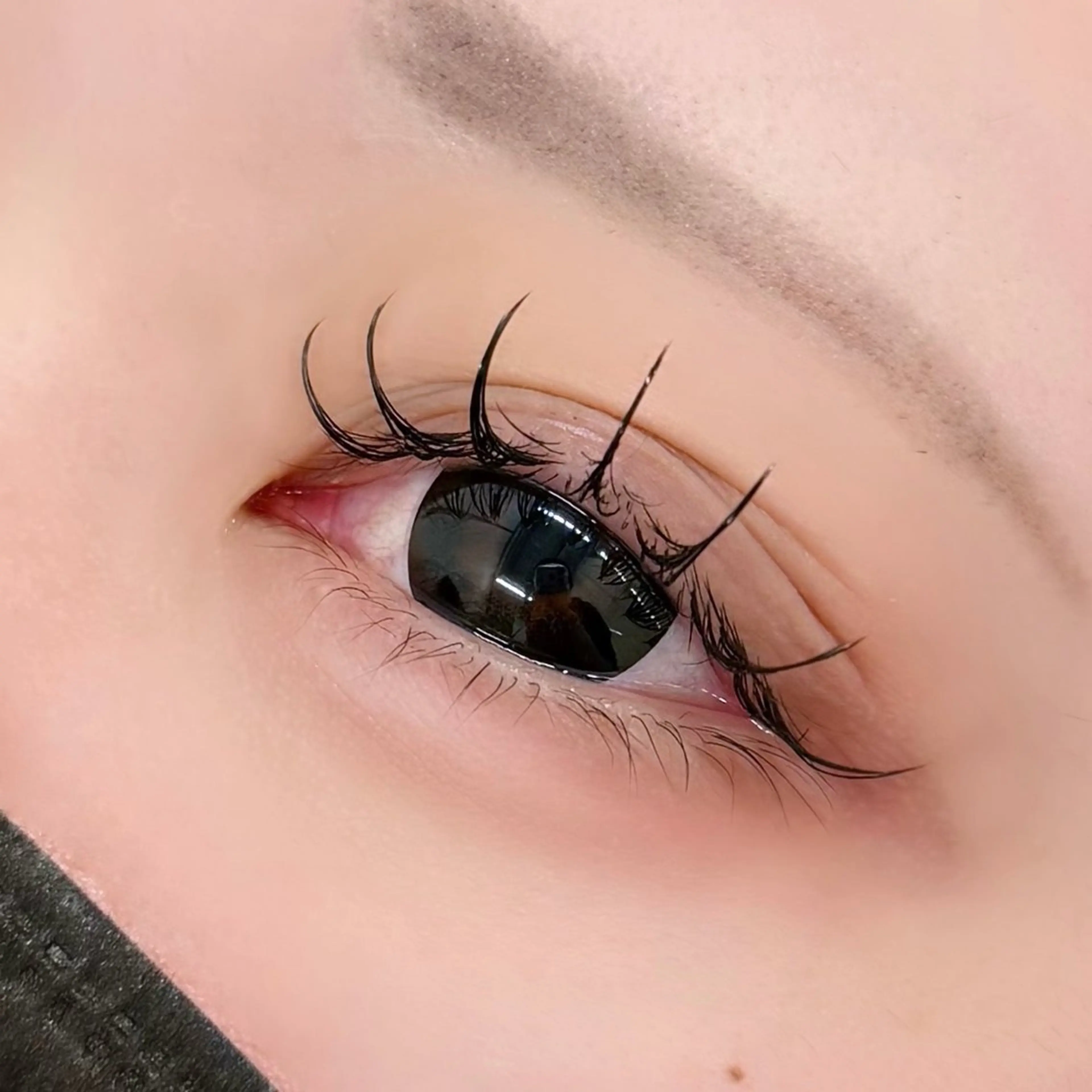 マツエク・マツパ フラットラッシュ 韓国風マツエク マツエク しみず🌙💭 ぱっちり束感/横浜のマツエク・マツパデザイン