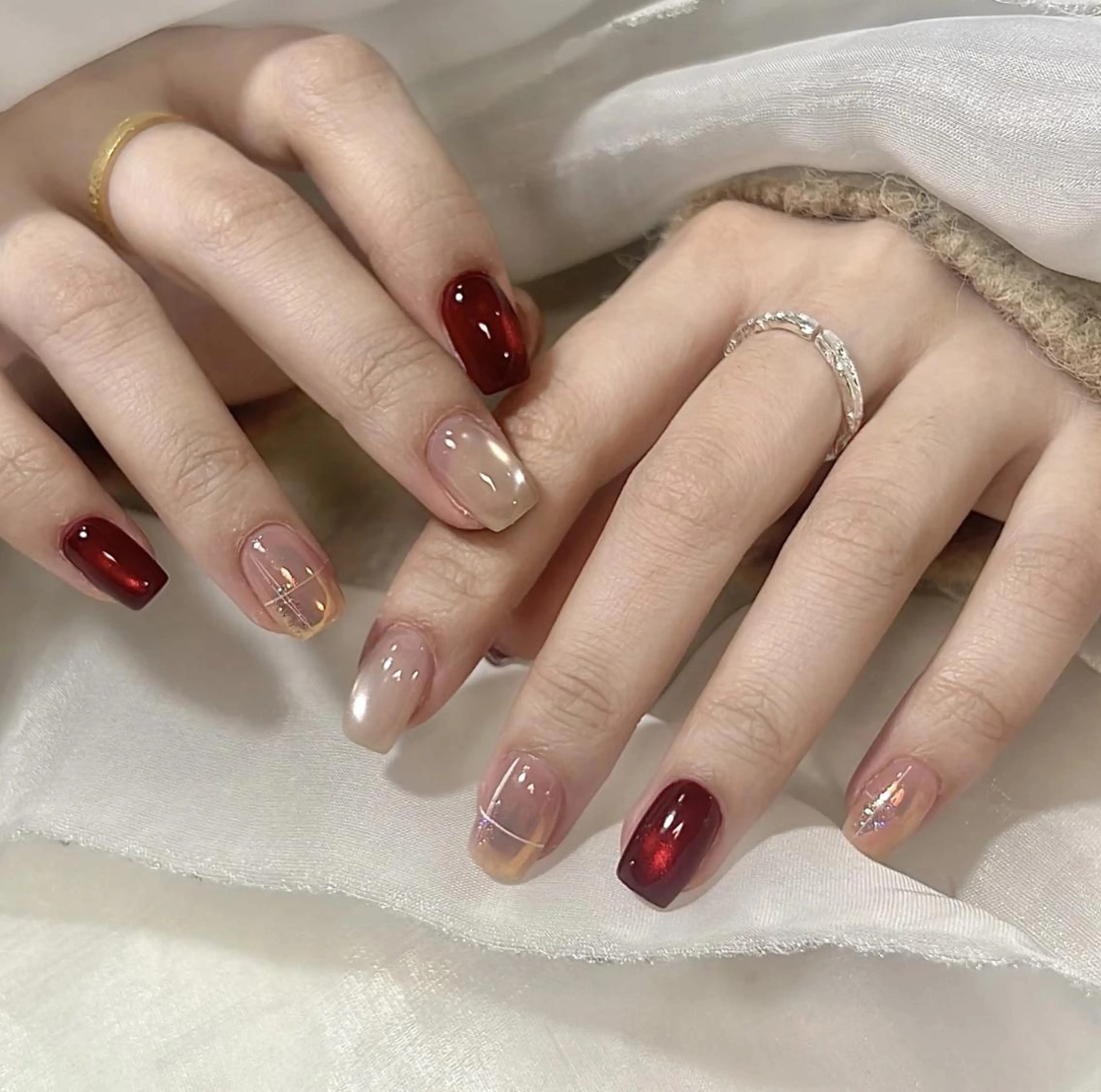 ネイル By moonネイル 🌷ワンホン/韓国風のネイルデザイン