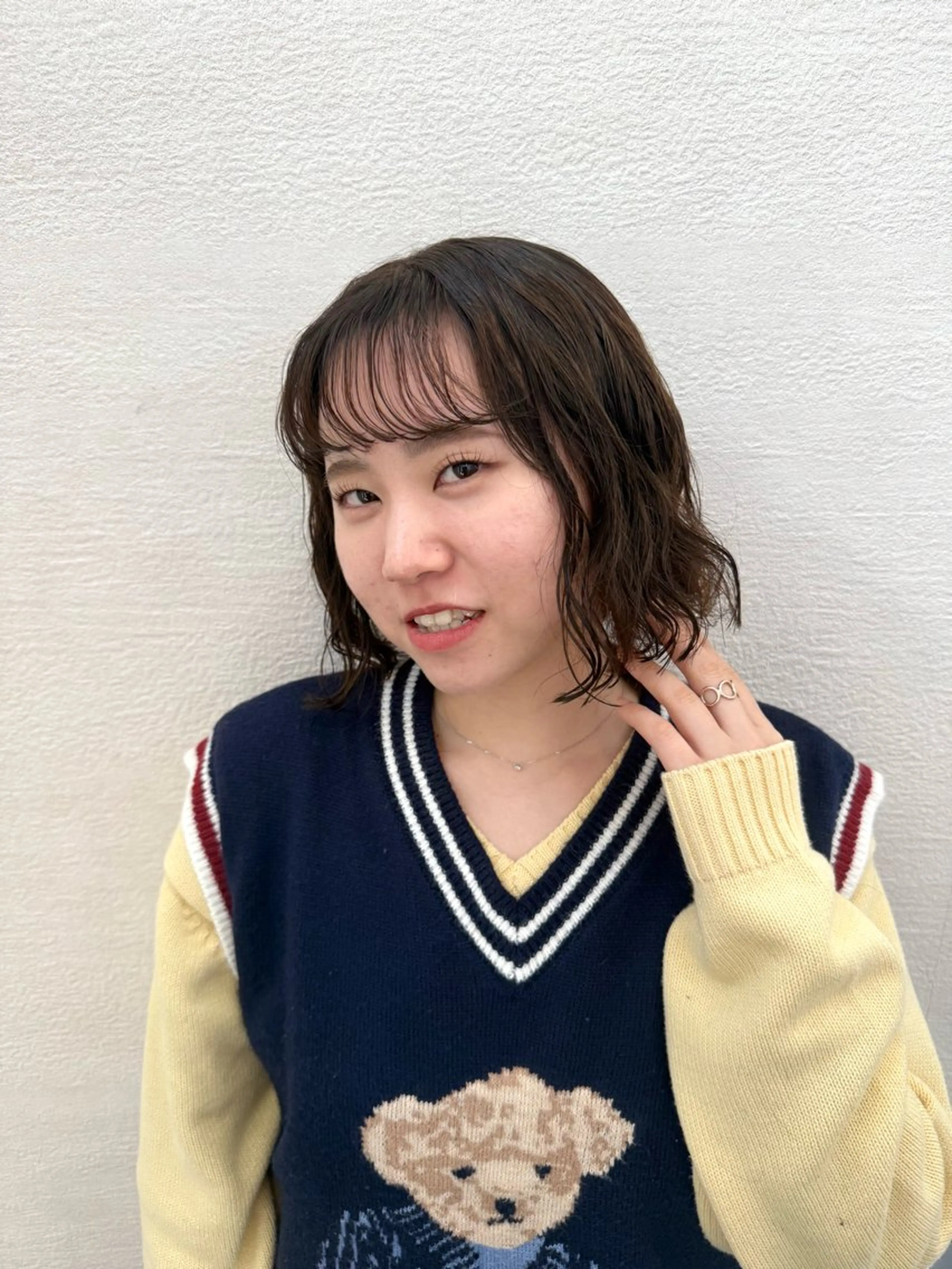 パーマ 菊川 愛莉のヘアスタイル