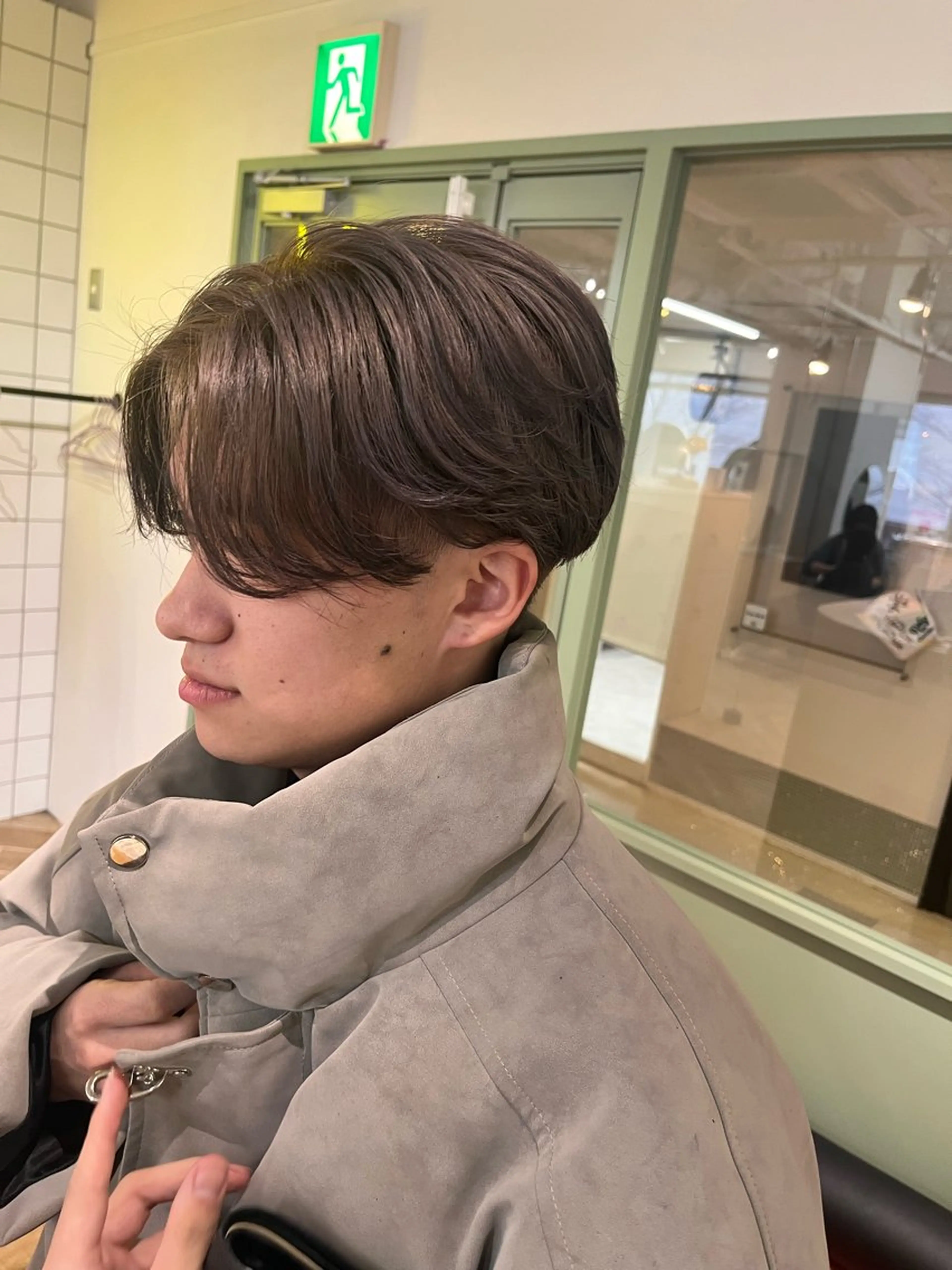 カラー メンズ グレージュ カット ヘアカラー トリートメント パーマ/縮毛矯正 /韓国風/佐藤里咲のヘアスタイル