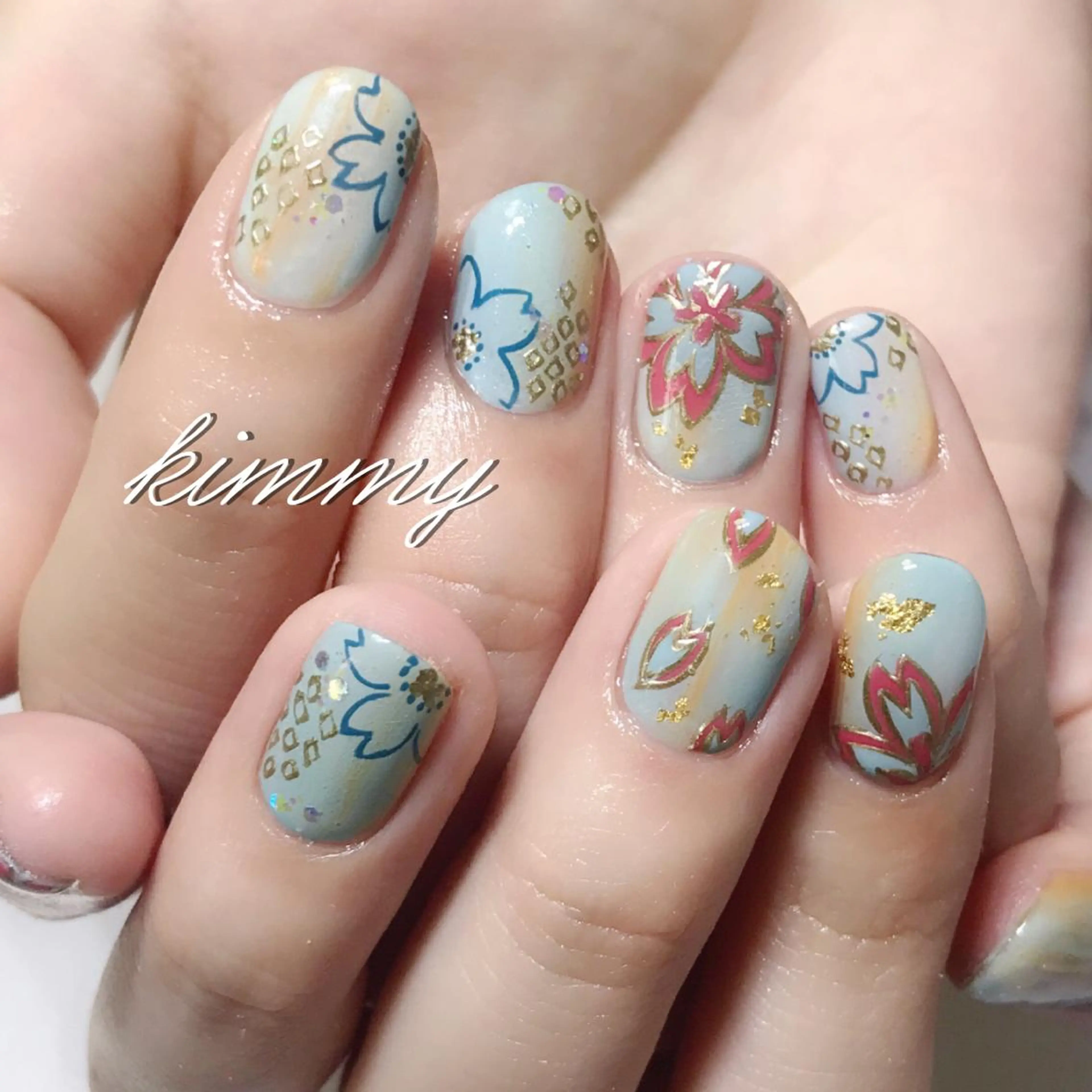 ネイル ハンドネイル kimmy nailsのネイルデザイン
