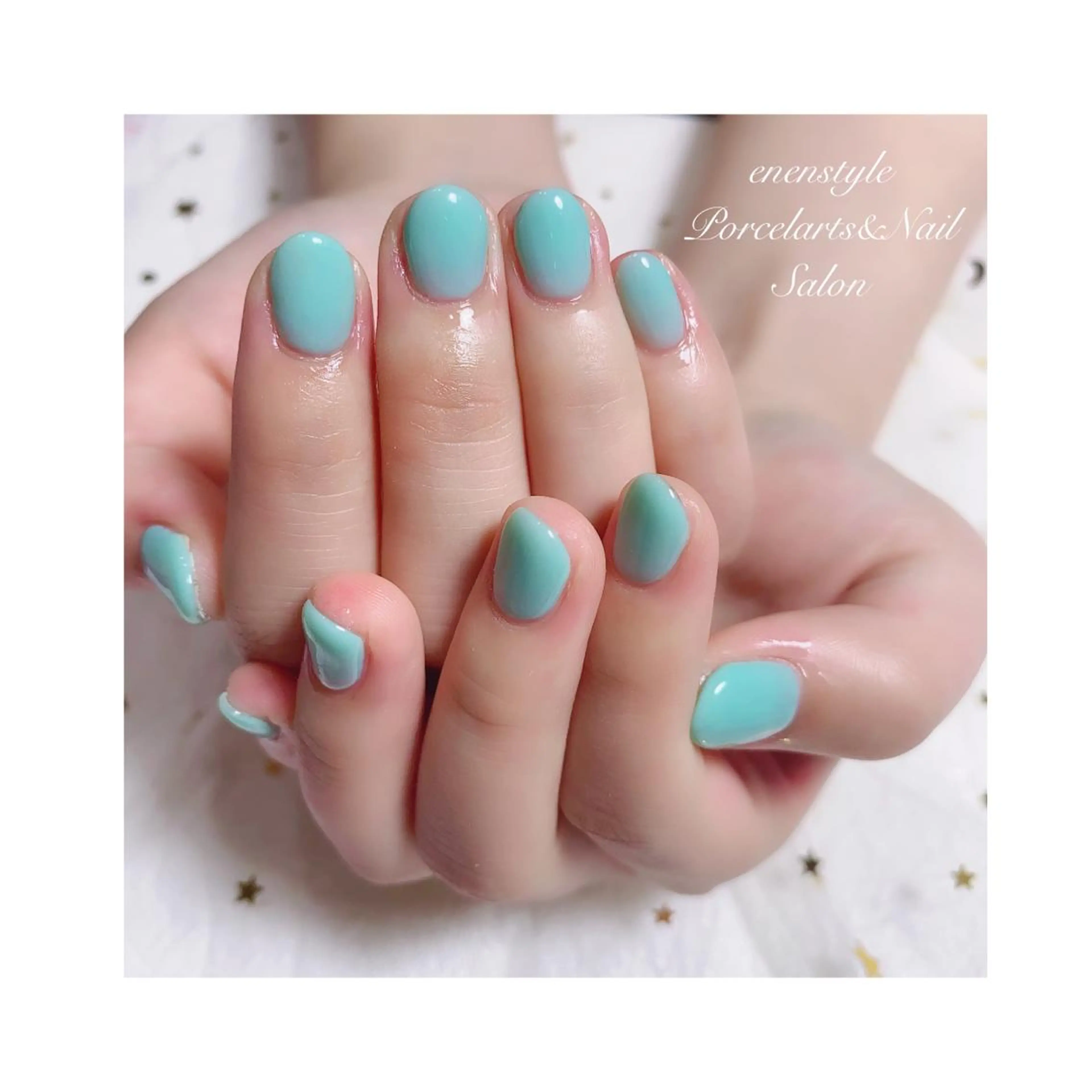ショート ネイル ジェルネイル ニュアンスネイル オフィスネイル ワンカラーネイル パラジェル 👑enen style👑のネイルデザイン